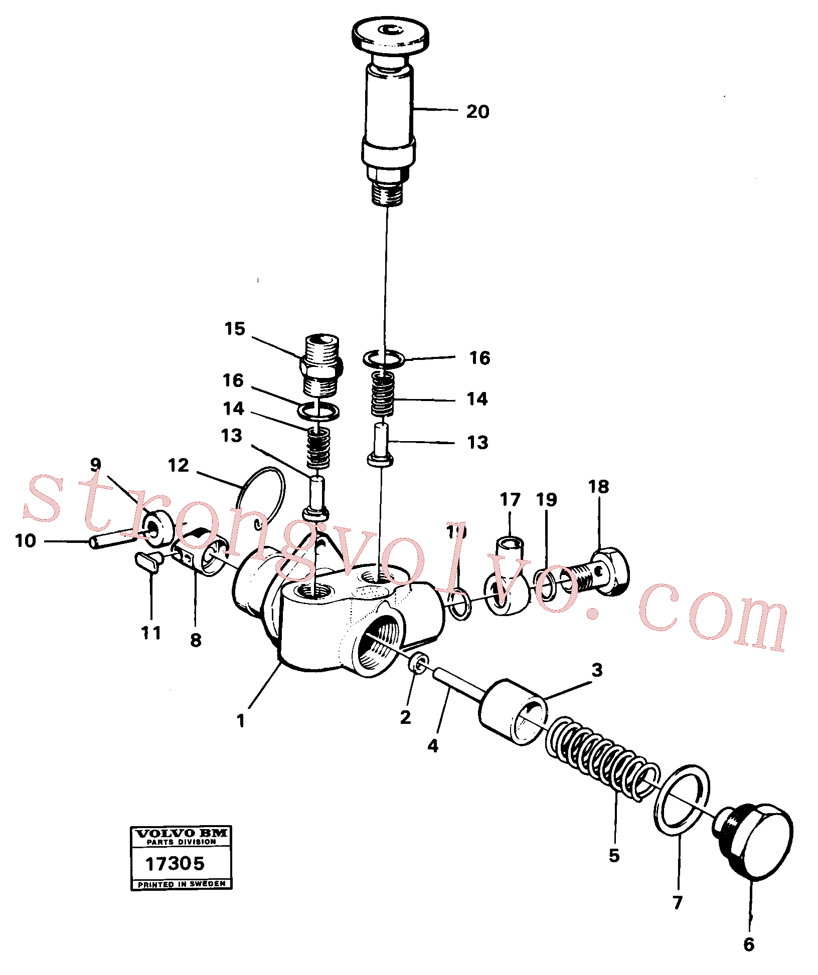 SA9426-20100 Volvo(17305 Montagem)