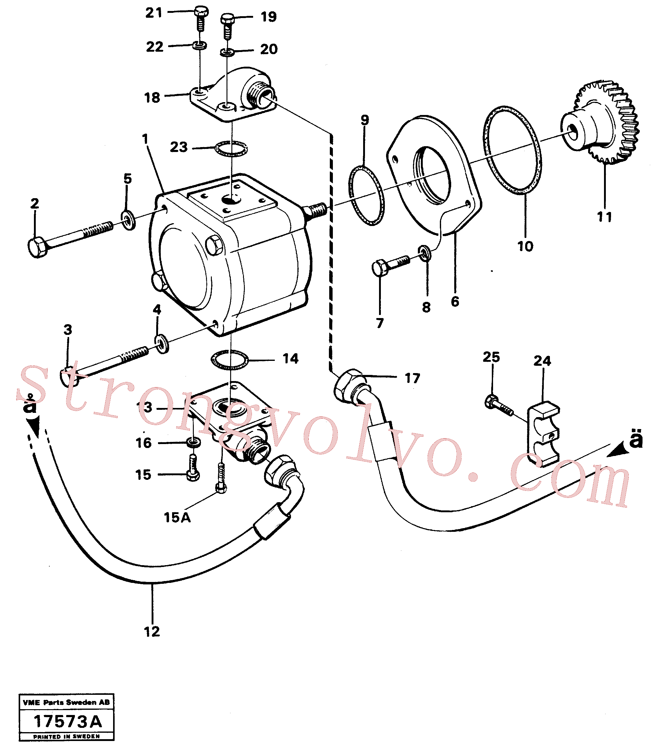 VOE955543 Volvo Bomba com acessórios(17573A Montagem)