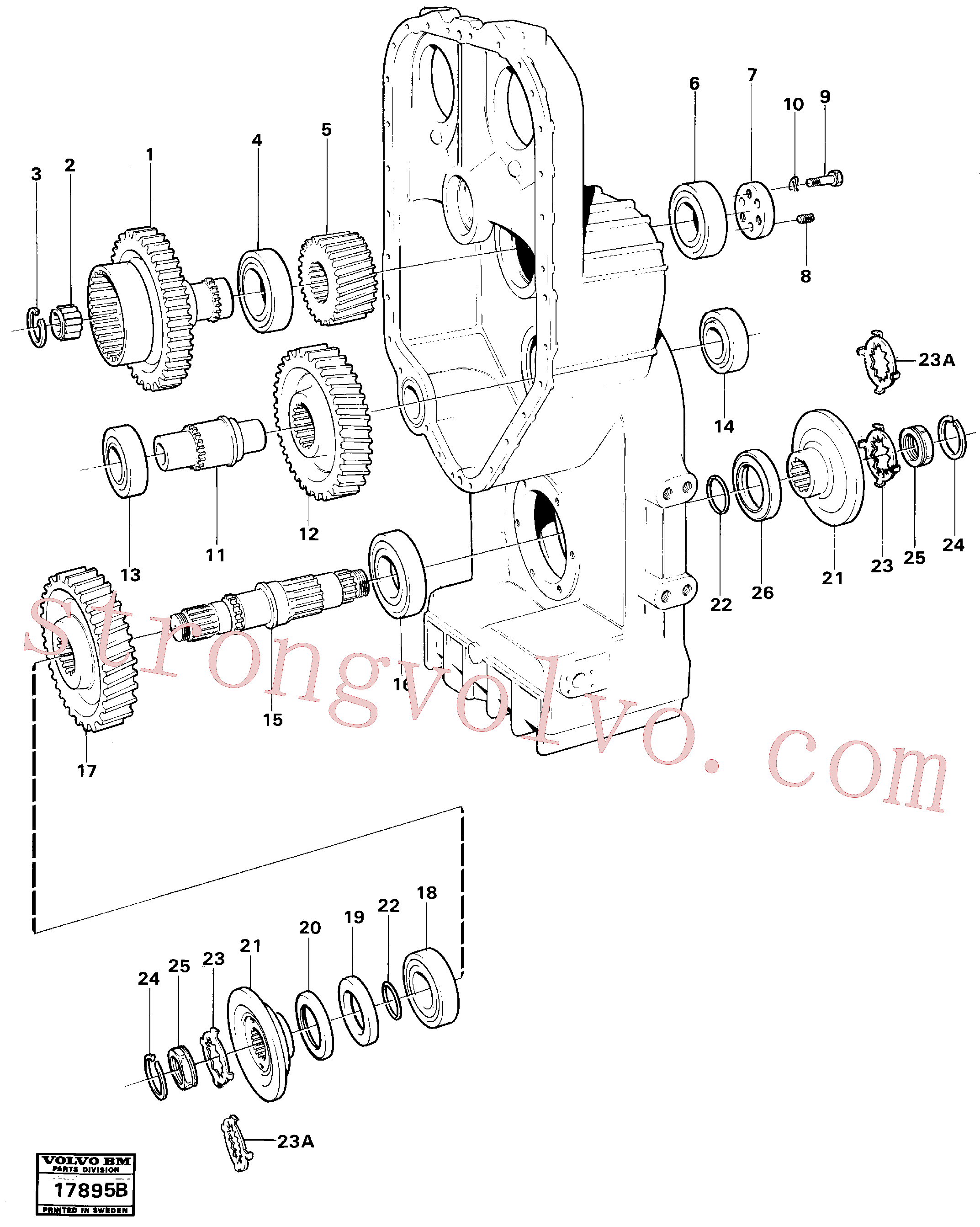 Volvo Acessórios para escavadeira VOE4720923 Flange de acoplamento Acessórios