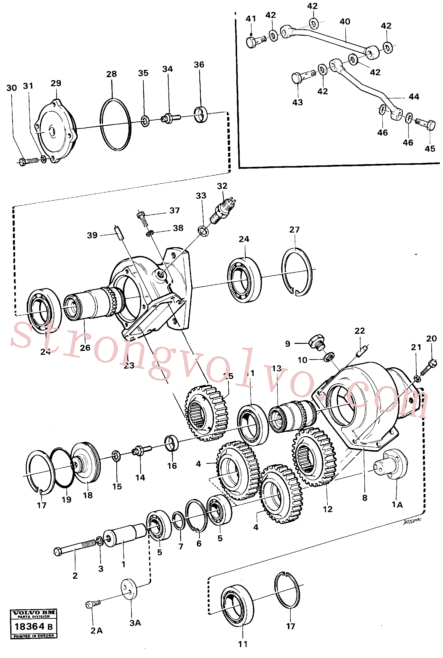 Atacado VOE11036696 Engrenagem Volvo escavadeira