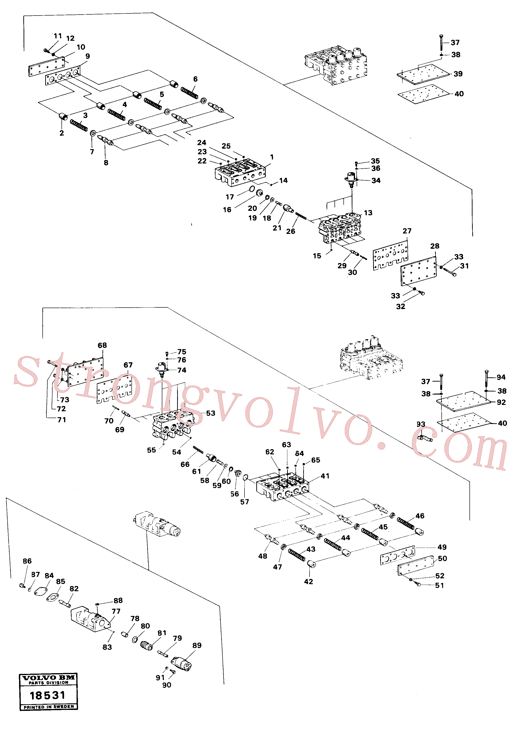 Volvo VOE1663564 Magneto Volvo Acessórios para escavadeira