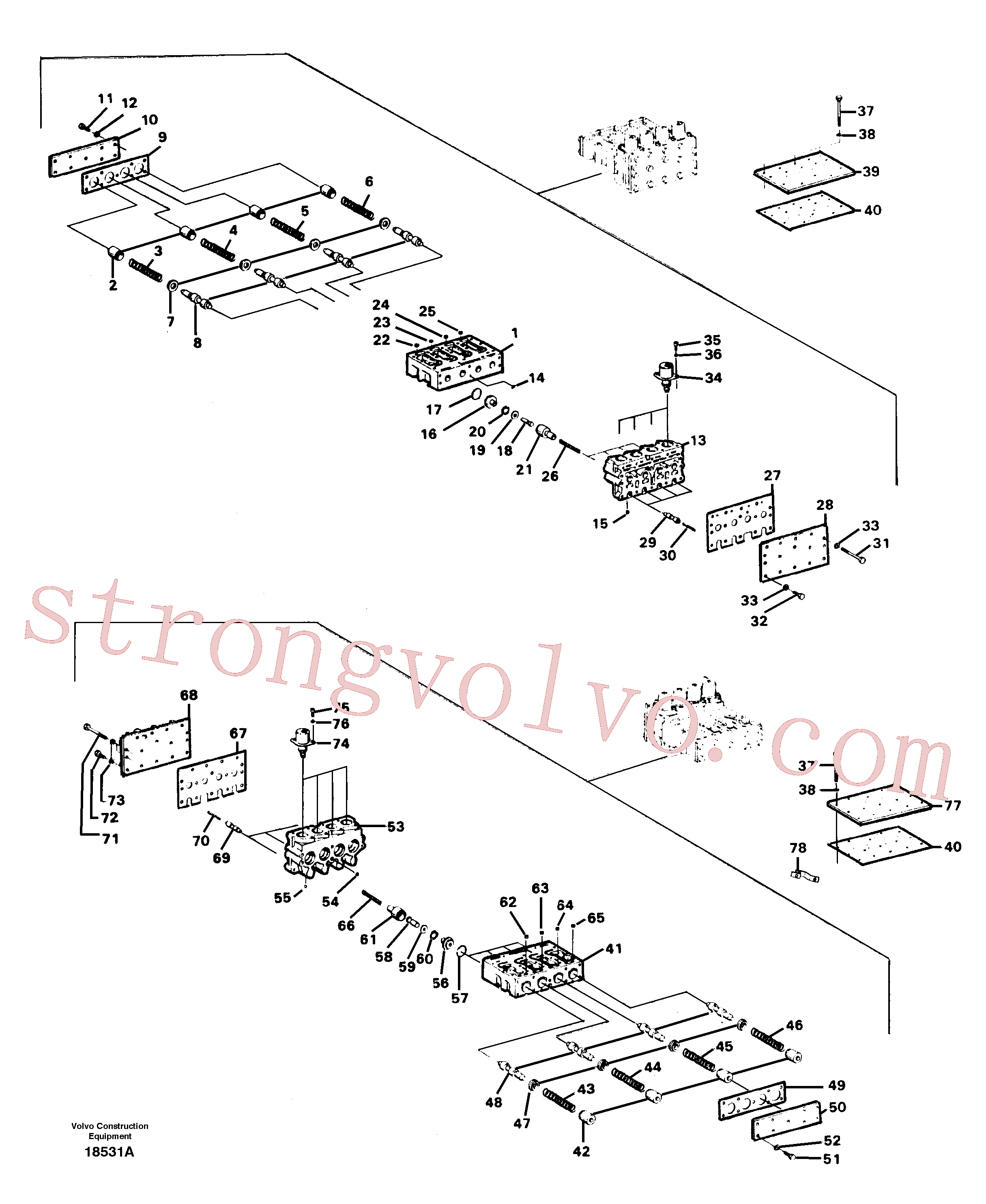 Volvo Acessórios para escavadeira ZM2135011 Anel-o Acessórios