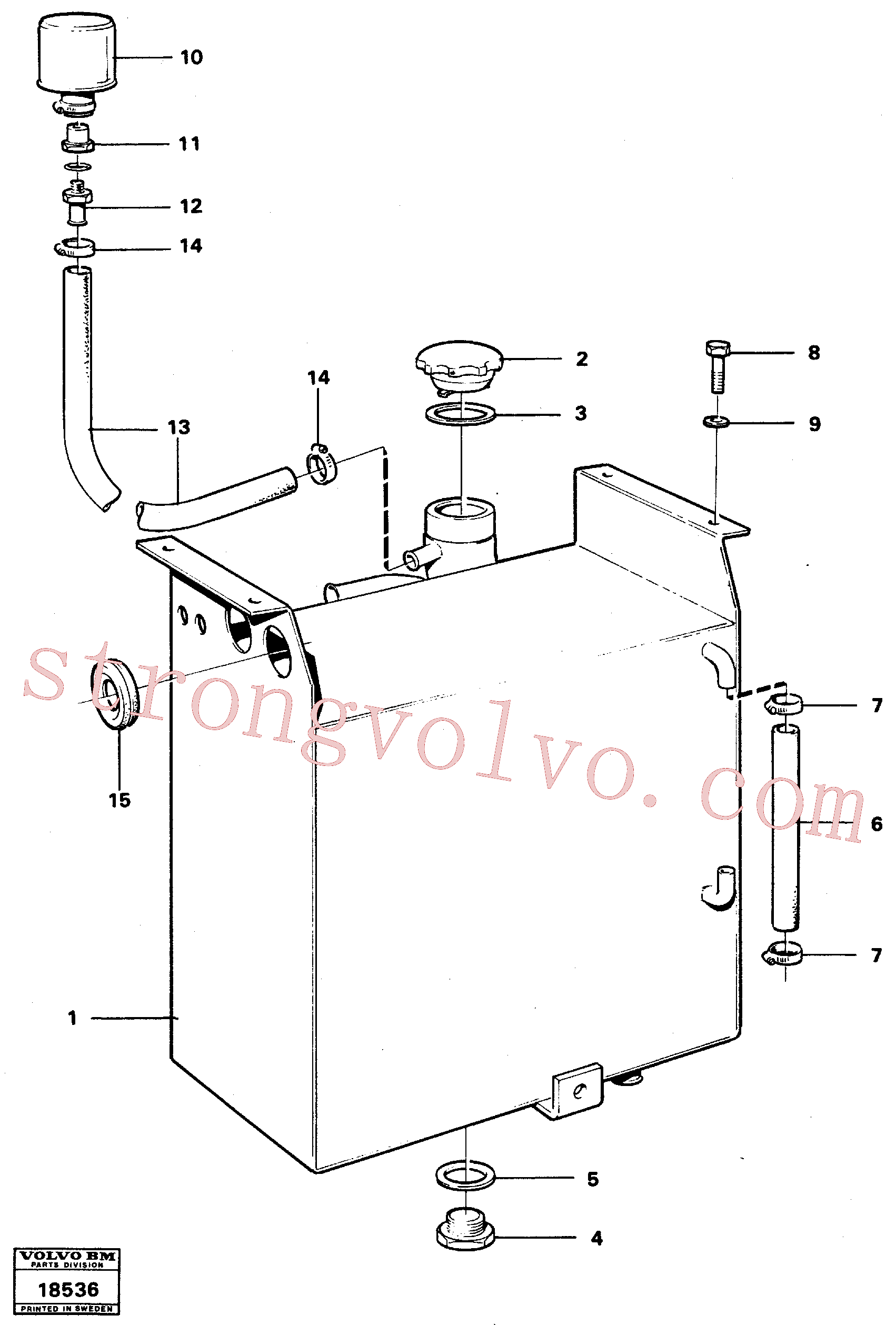VOE13945411 Volvo Tanques com acessórios(18536 Montagem)