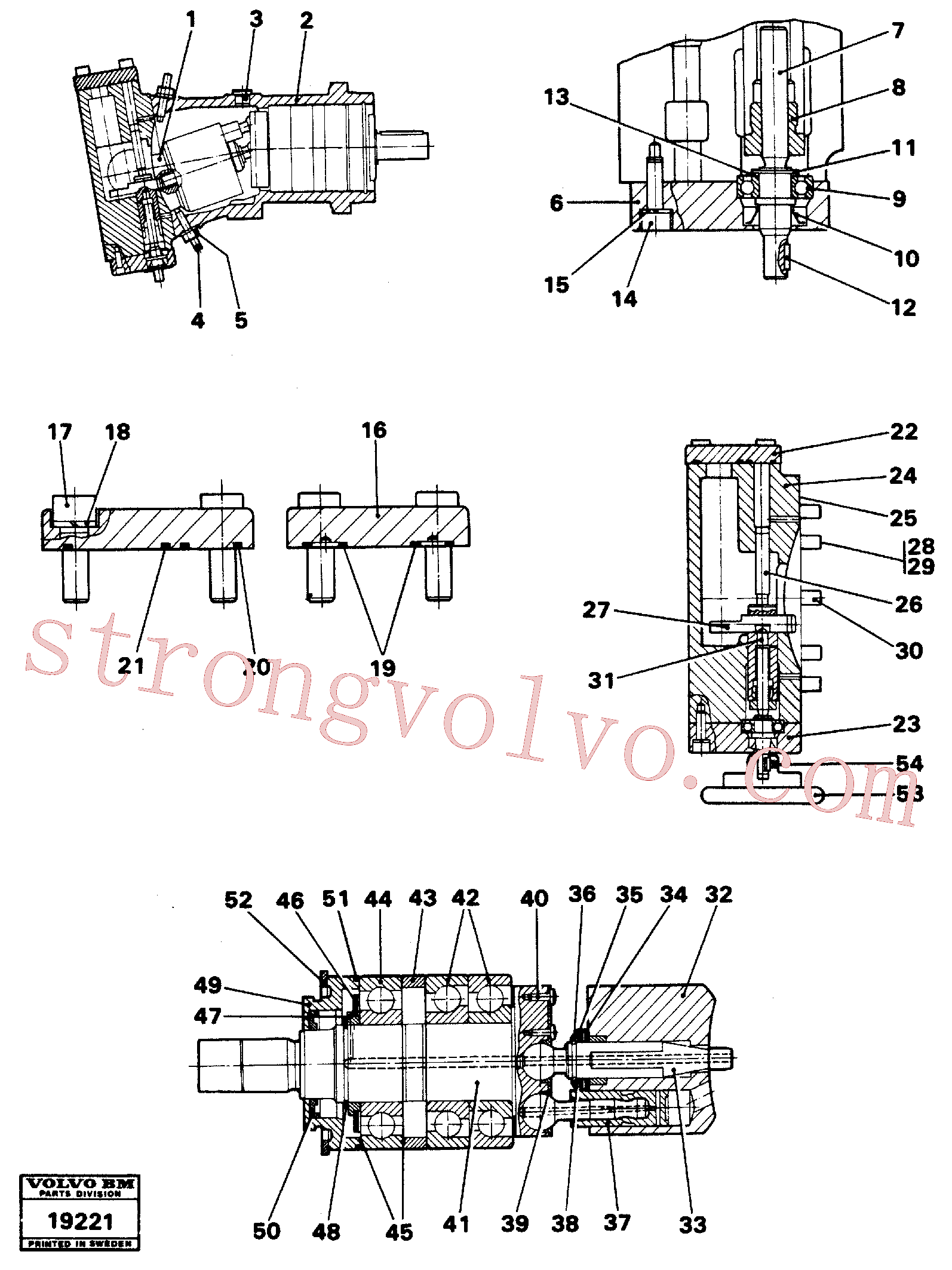 VOE6210233 Volvo Bomba hidráulica(19221 Montagem)