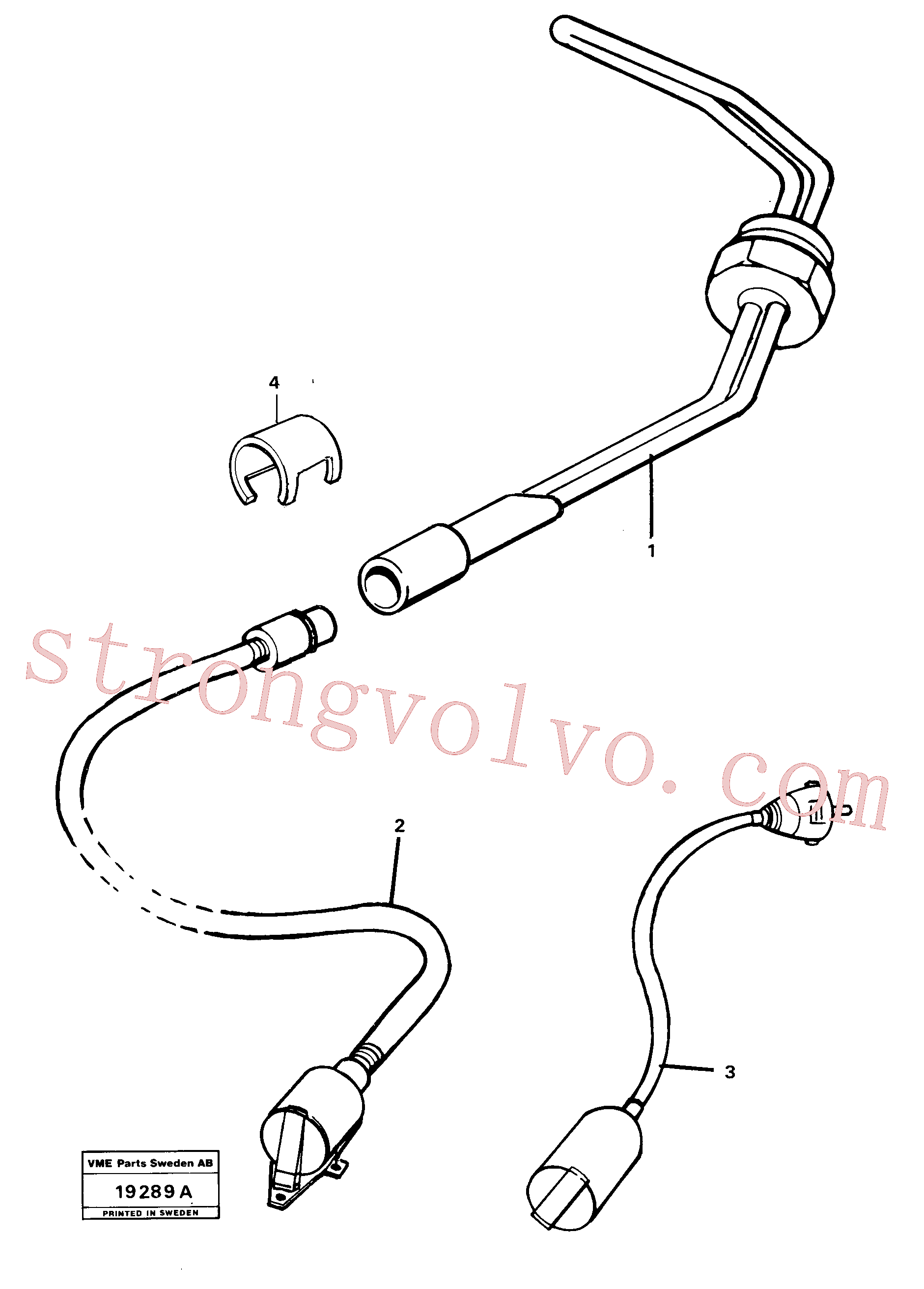 VOE4804422 Volvo Aquecedor do motor(19289A Montagem)