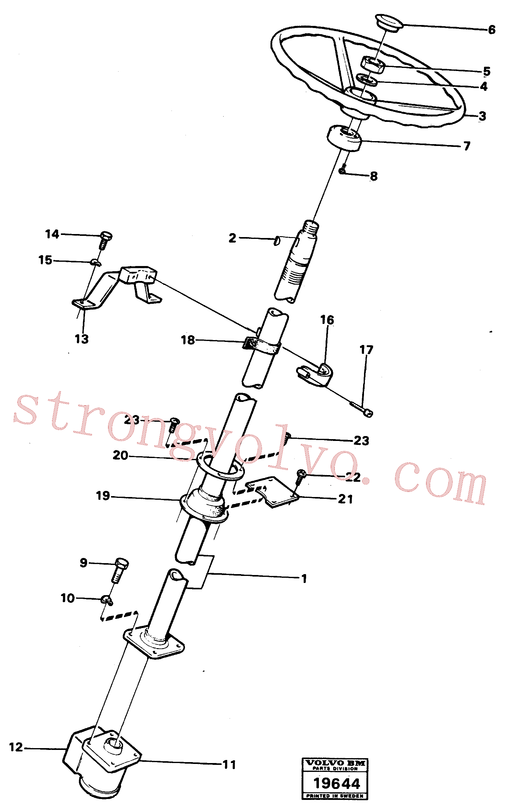 Volvo VOE14023250 Parafuso soquete sext Volvo Acessórios para escavadeira