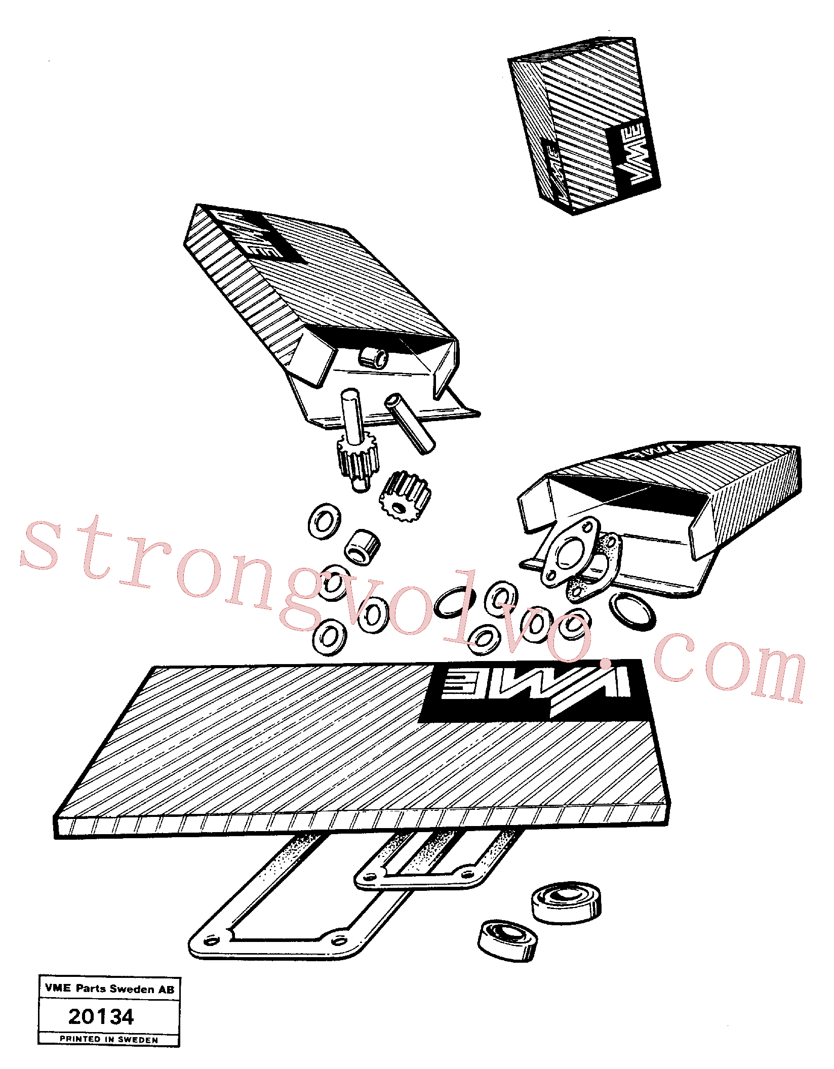 VOE4871698 Volvo Kit de juntas para a transmissão, Kits de reparação para o motor, Kit de reparação para a transmissão(20134 Montagem)