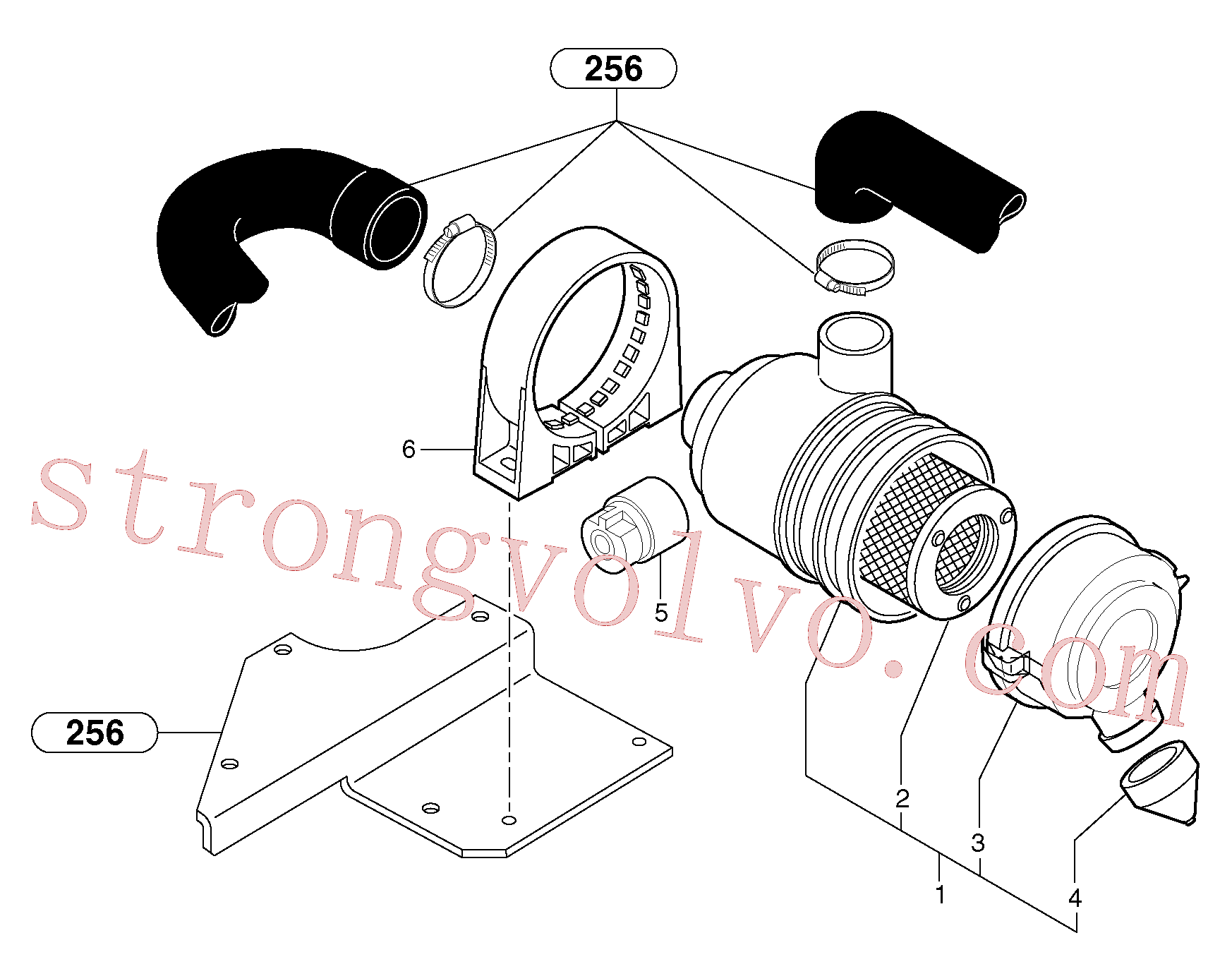 Volvo VOE14542474 Válvula de vácuo Volvo Acessórios para escavadeira