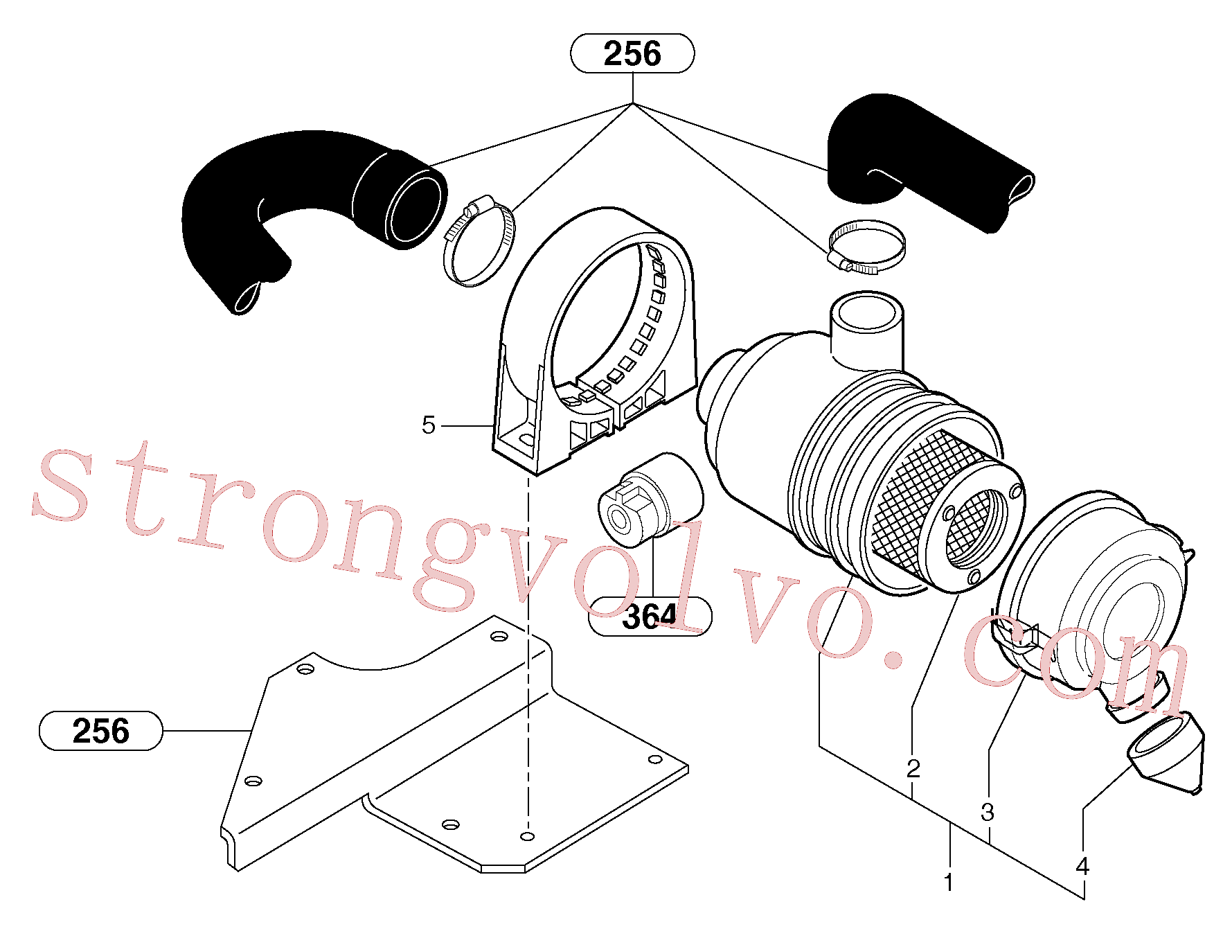 RM59497065 Volvo Filtro de ar(2561Z1 Montagem)