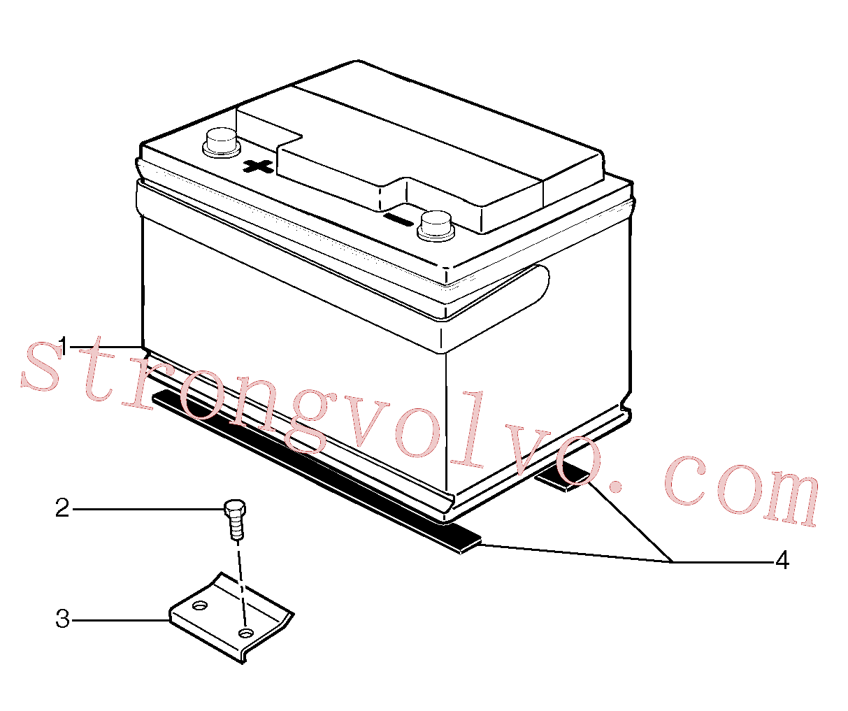 VOE11807776 Volvo Bateria(311Z1 Montagem)
