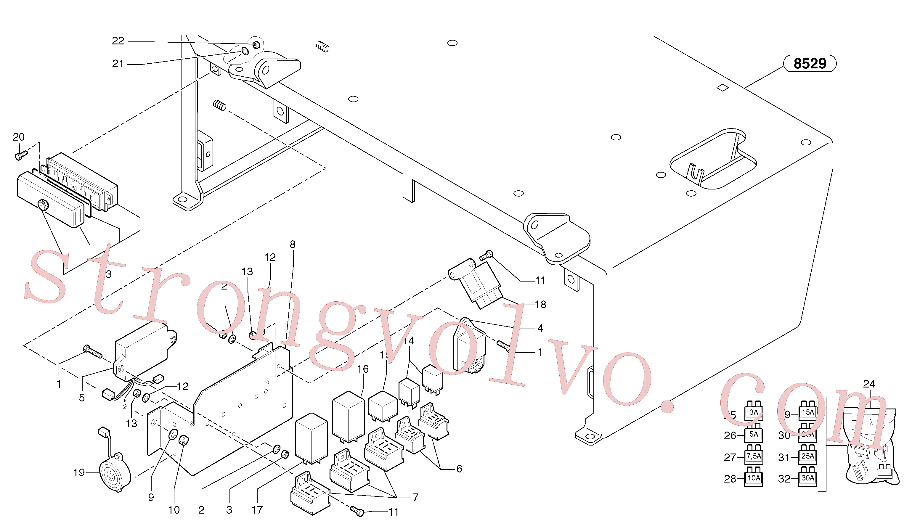 PJ5080146 Volvo Equipamento eléctrico / sem Puma(372Y1 Montagem)