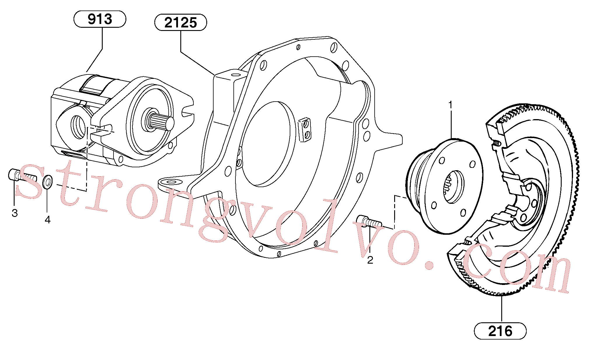 Volvo VOE13949434 Allen Hd Screw Volvo Acessórios para escavadeira
