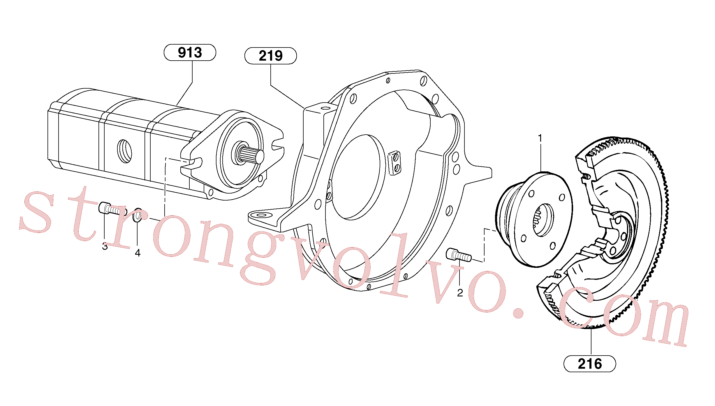 VOE11805632 Allen Head Screw Volvo escavadeira