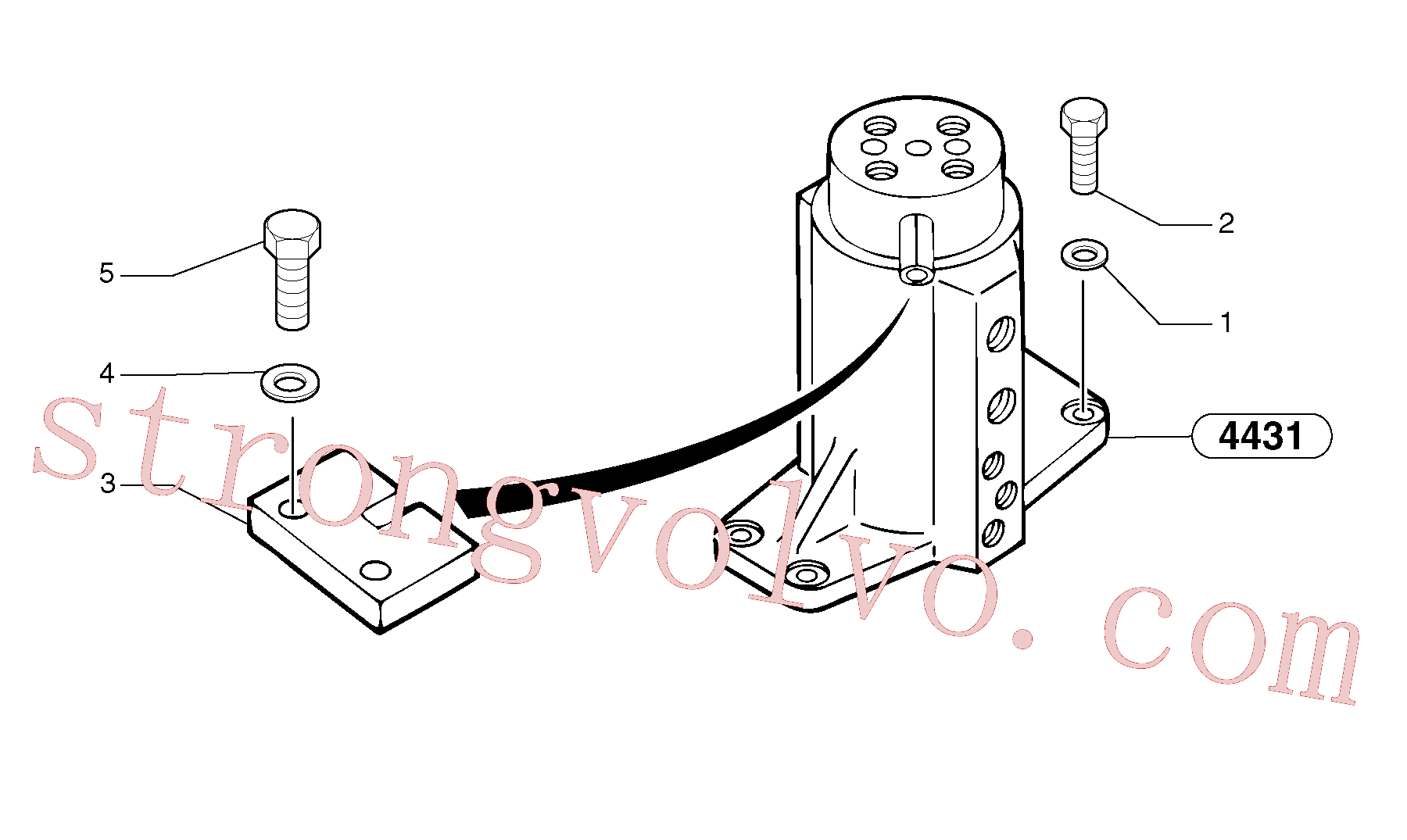 VOE11804986 Volvo Equipamento da junta articulada(443X2 Montagem)