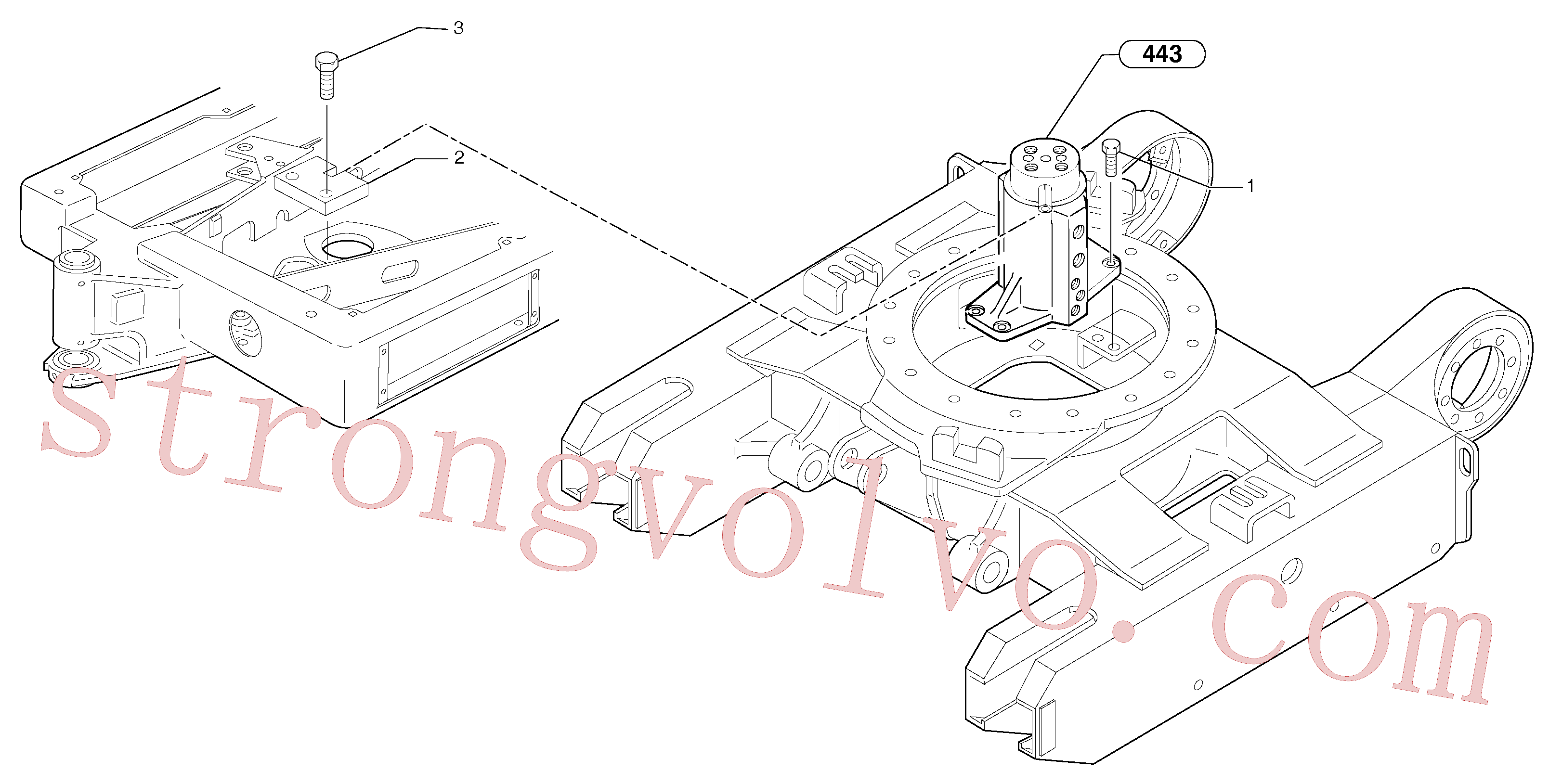 VOE11804986 Volvo Equipamento da junta articulada(443Z1 Montagem)