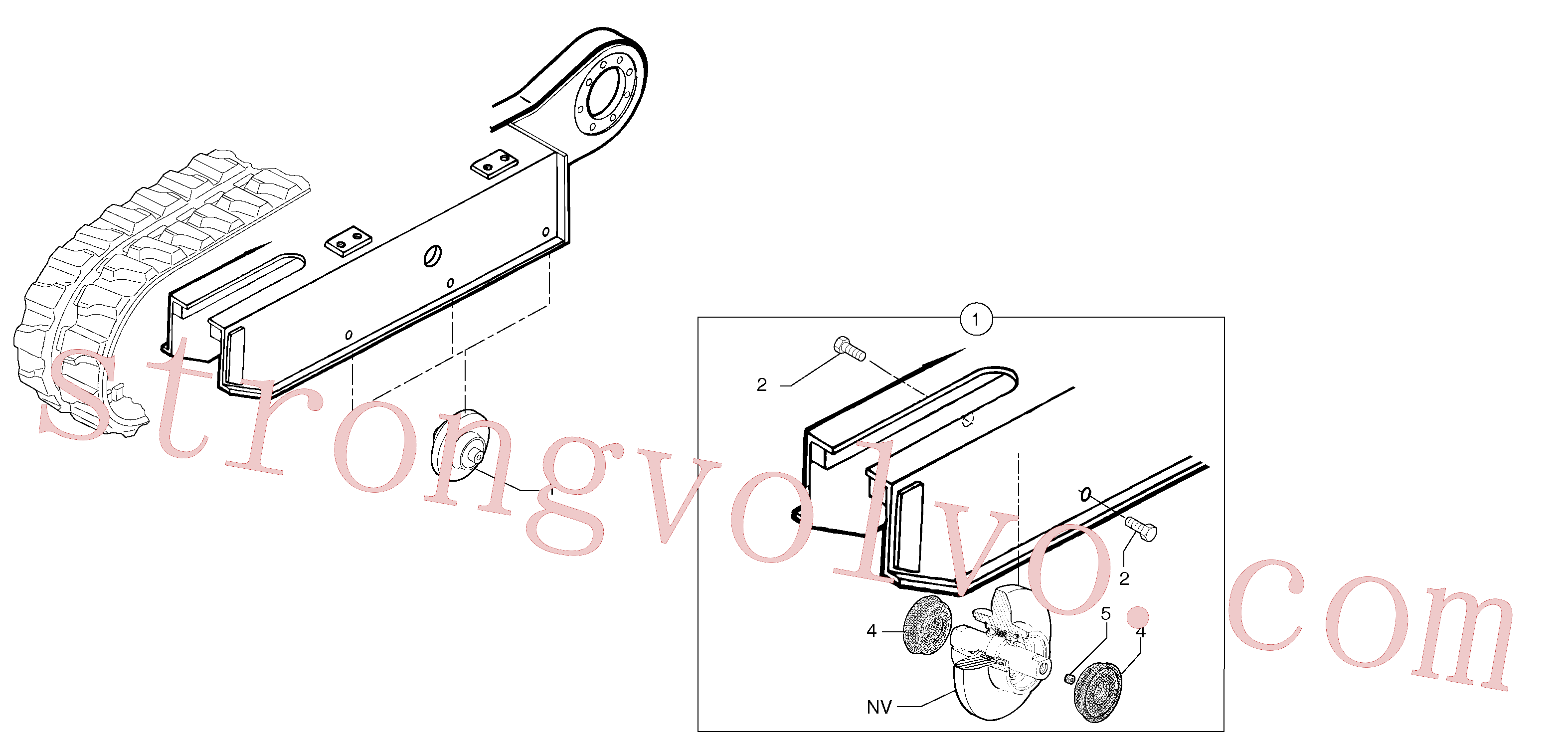 VOE11806324 Bujão Inscreva-se para Volvo Acessórios para escavadeira