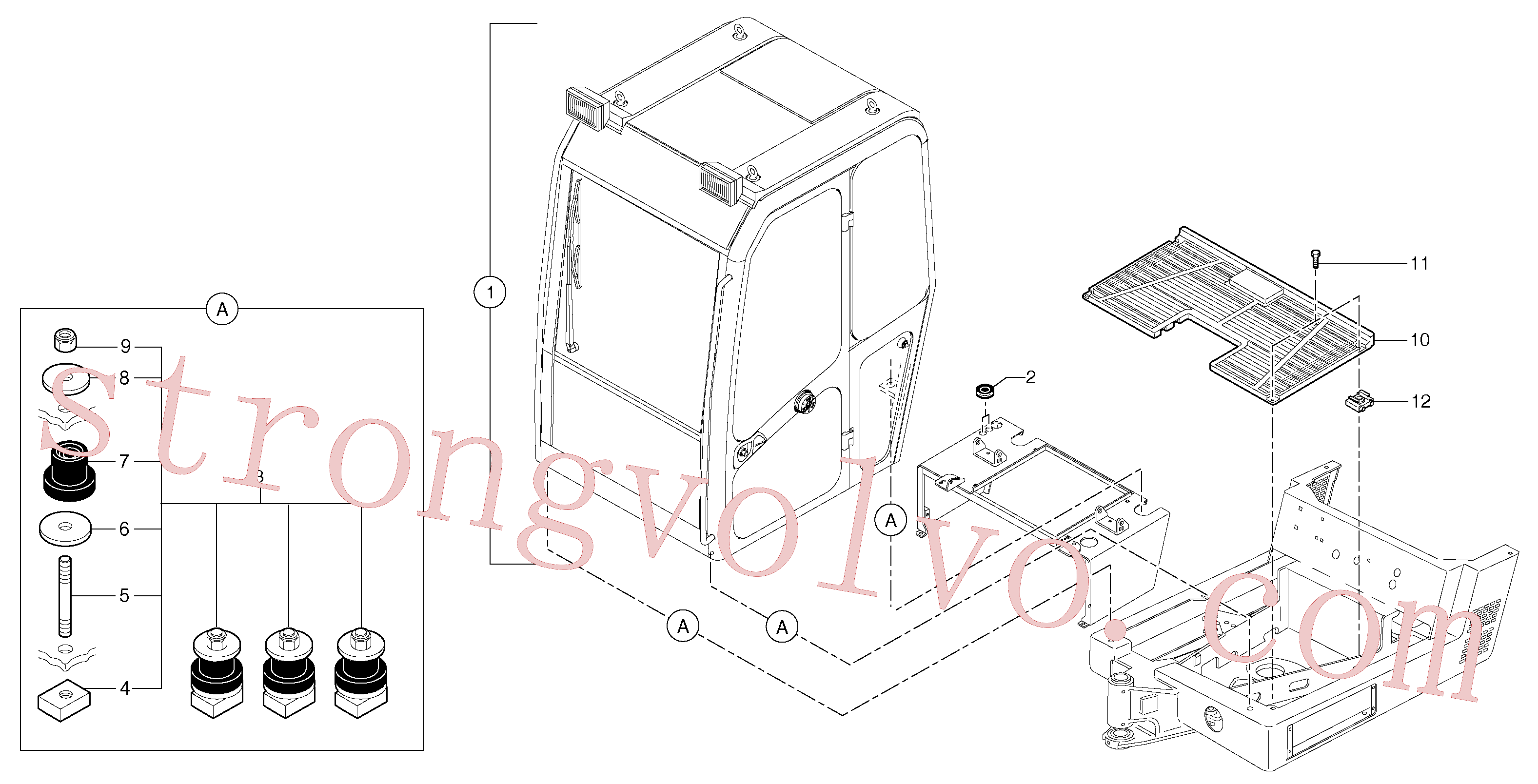 VOE11804239 Volvo Cabina equipada(810Z1 Montagem)