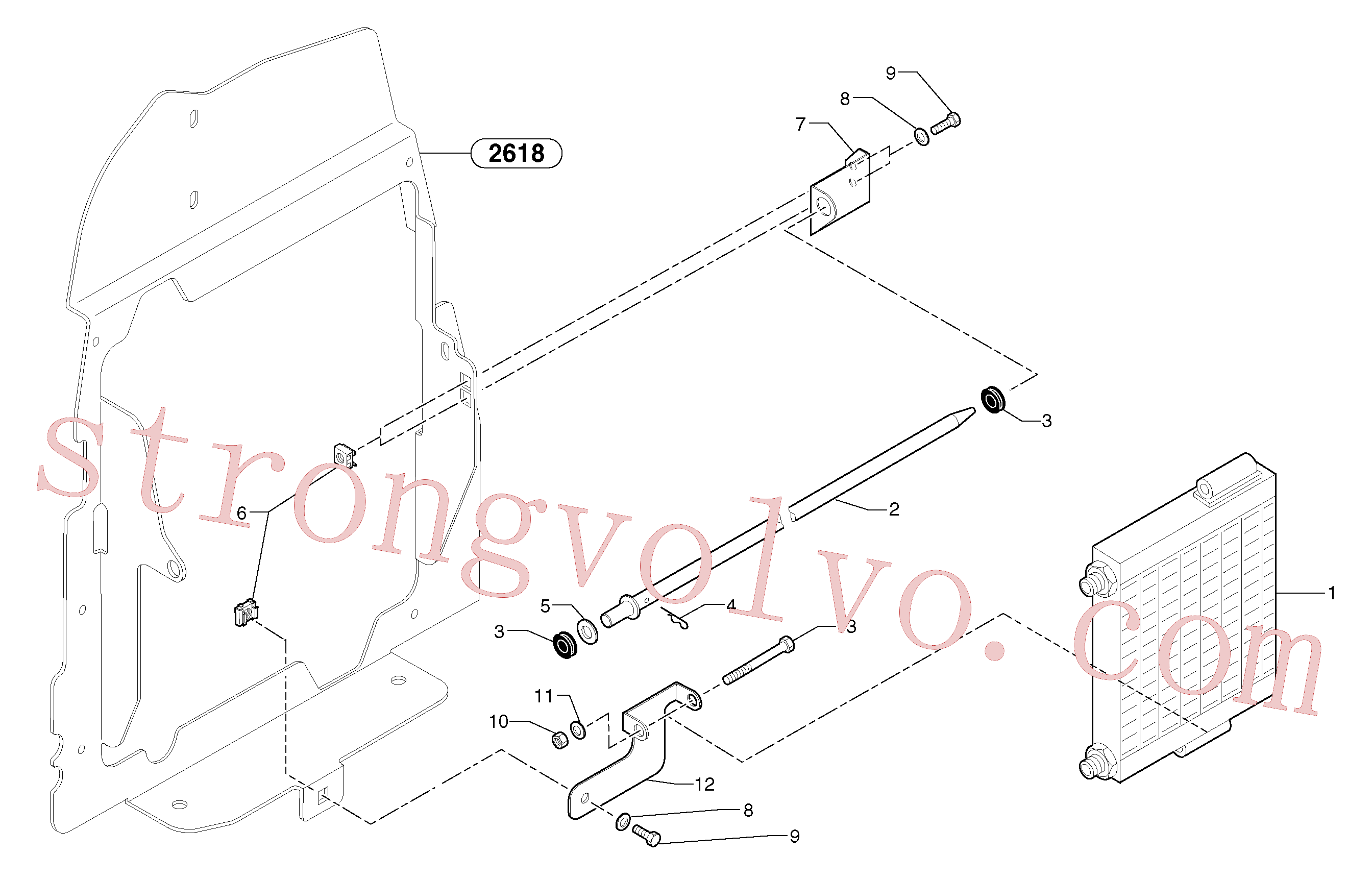 VOE11806249 Passa muro Volvo escavadeira