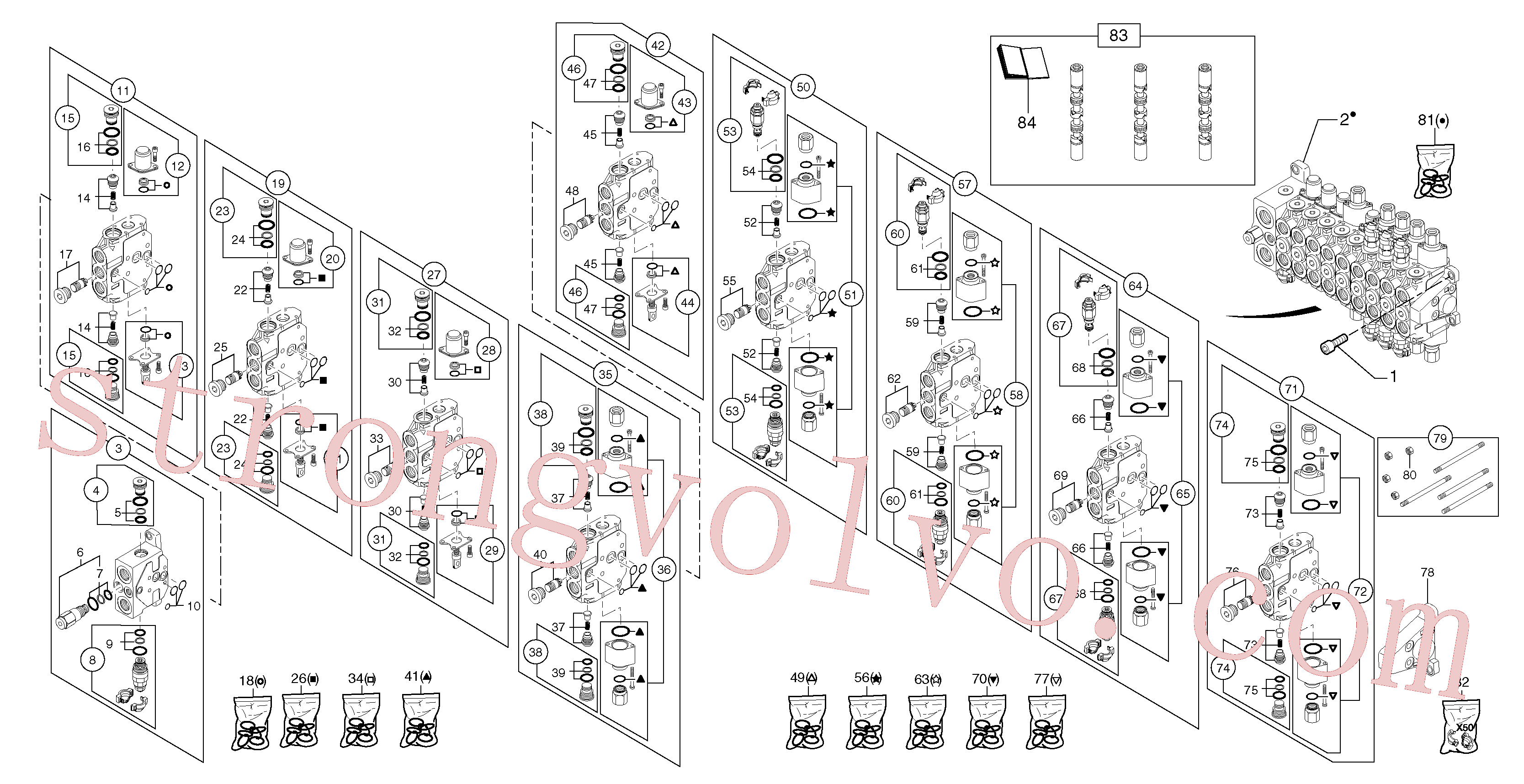 Volvo PJ5400593 Instructions Volvo Acessórios para escavadeira