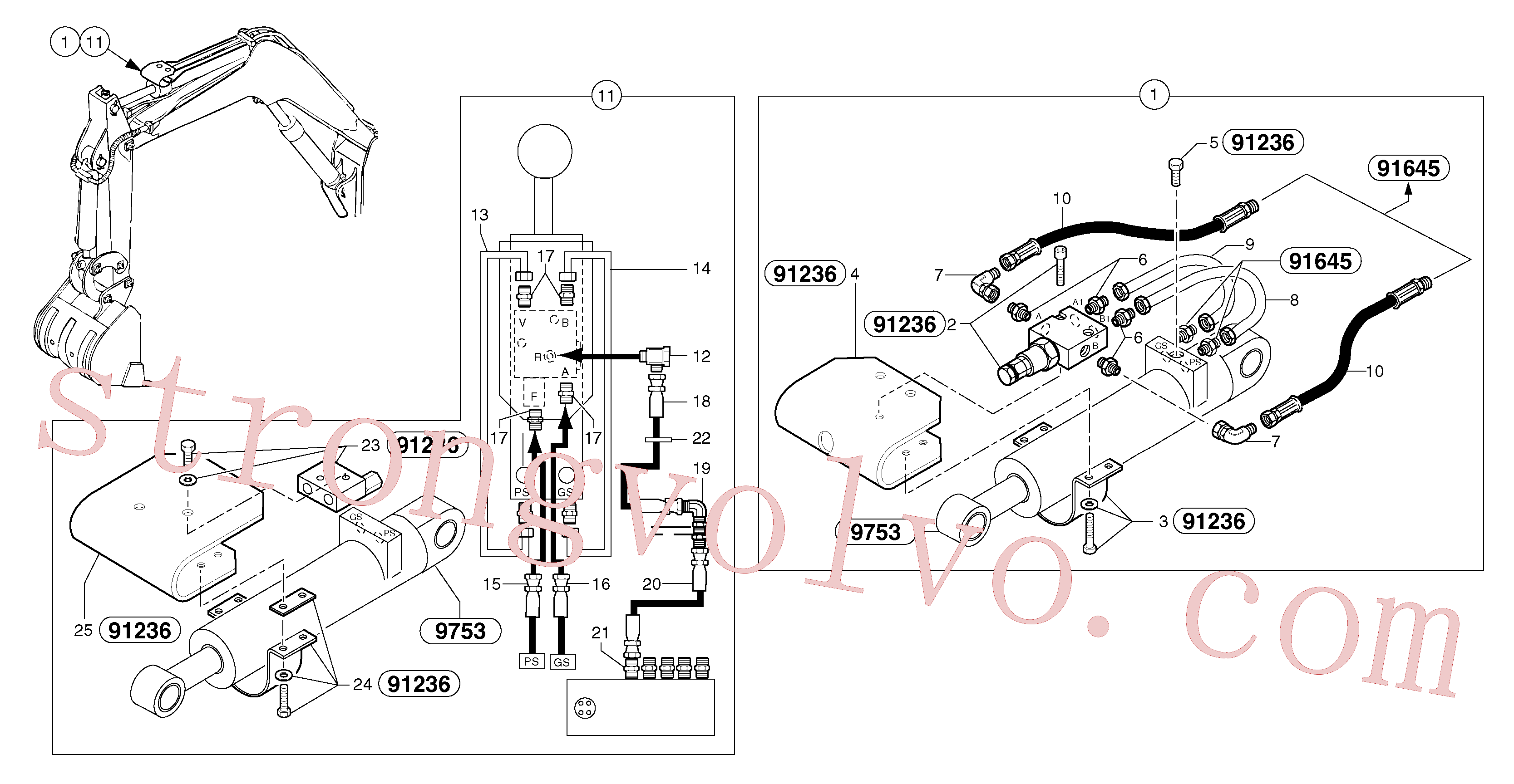 PJ5900212 Volvo(91649X1 Montagem)