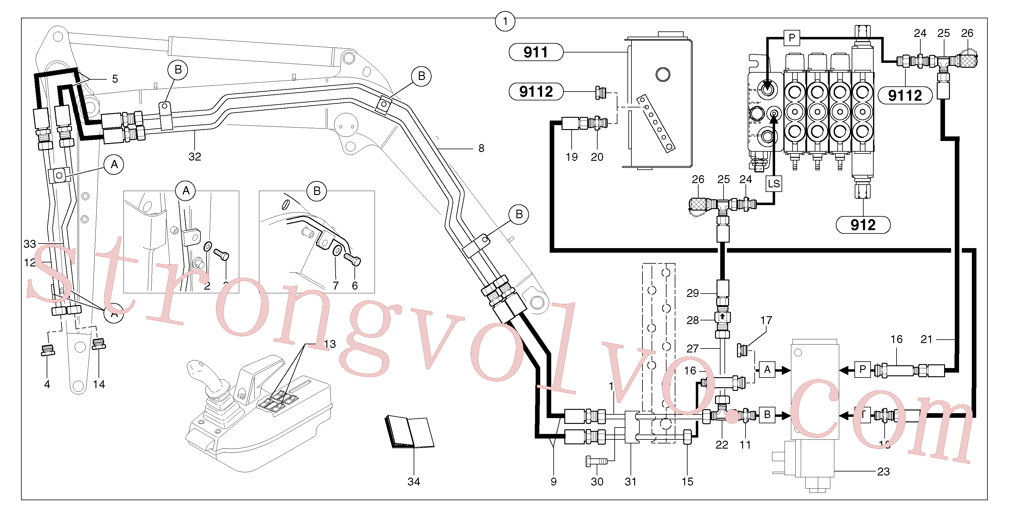 PJ5400607 Instal. instruction Volvo escavadeira