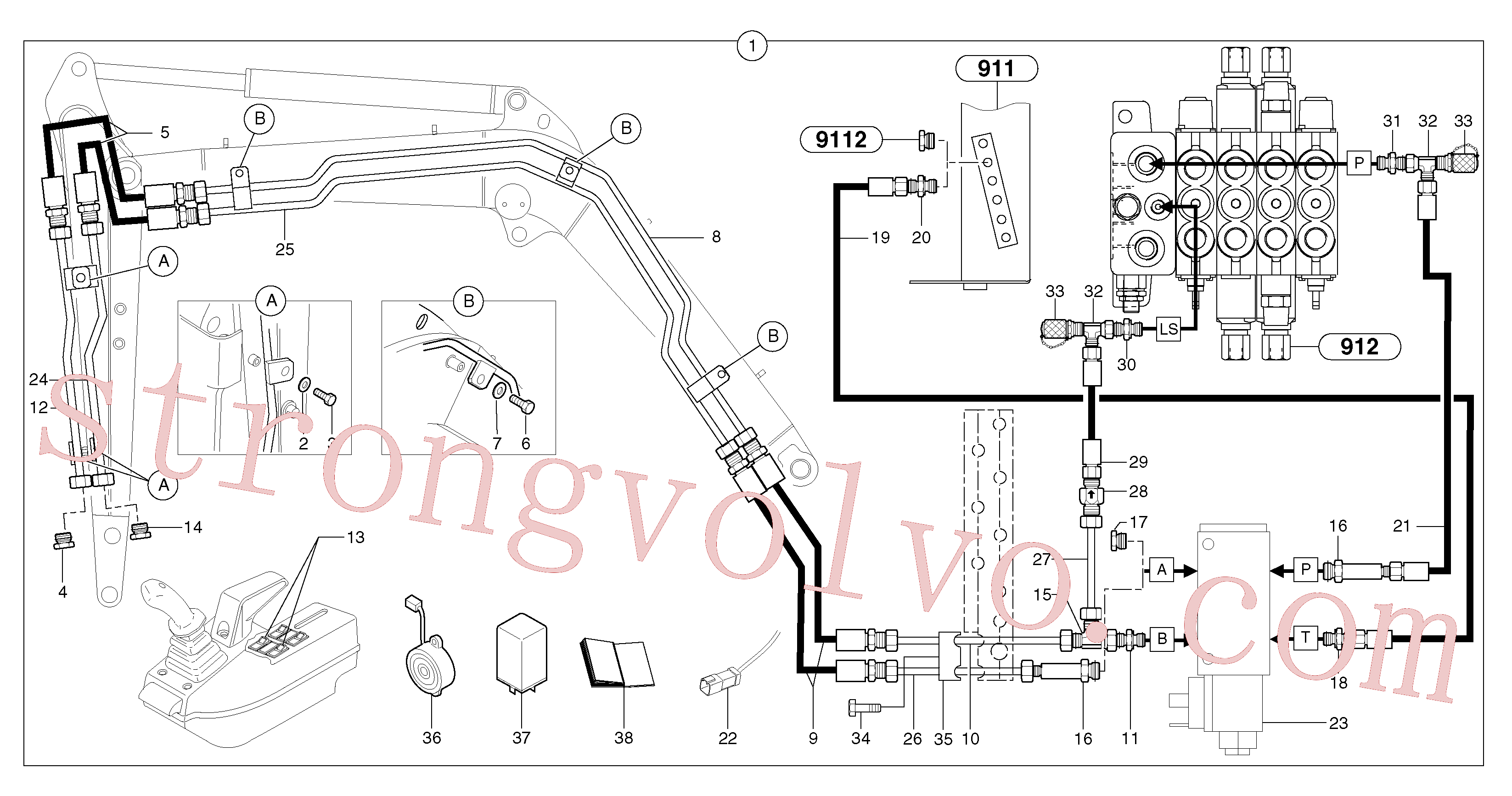 Atacado PJ5400638 Instructions Volvo escavadeira