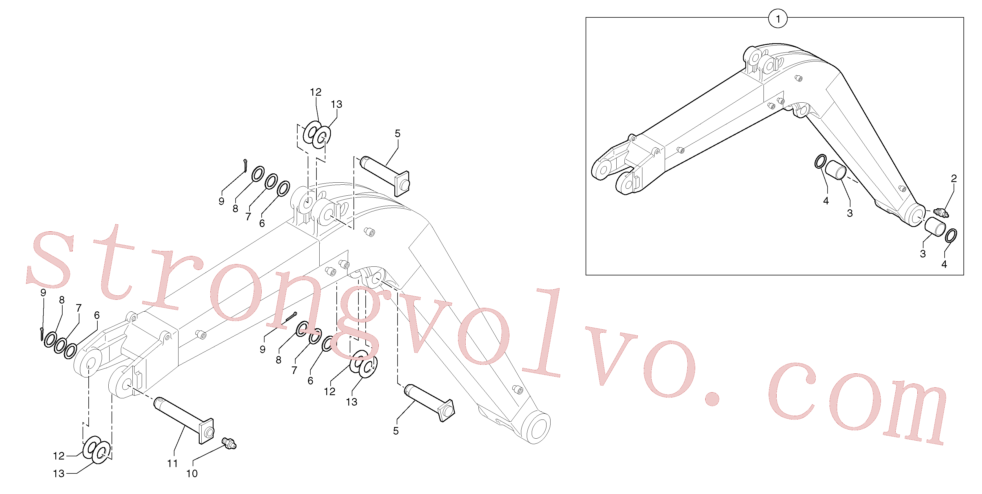 PJ6140033 Volvo Lança(974X1 Montagem)