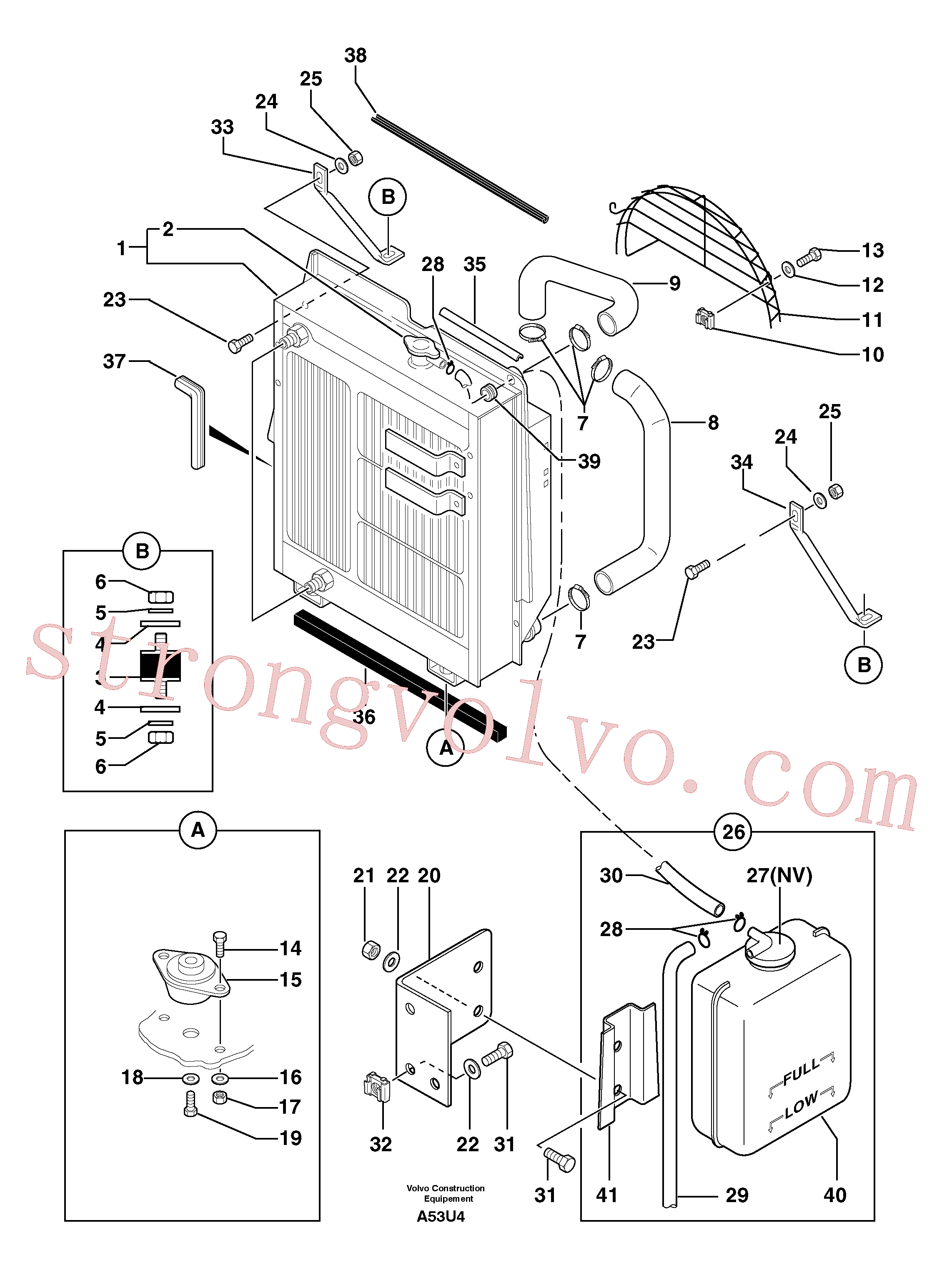 Volvo Montagem PJ4690084 Abraçadeira Acessórios