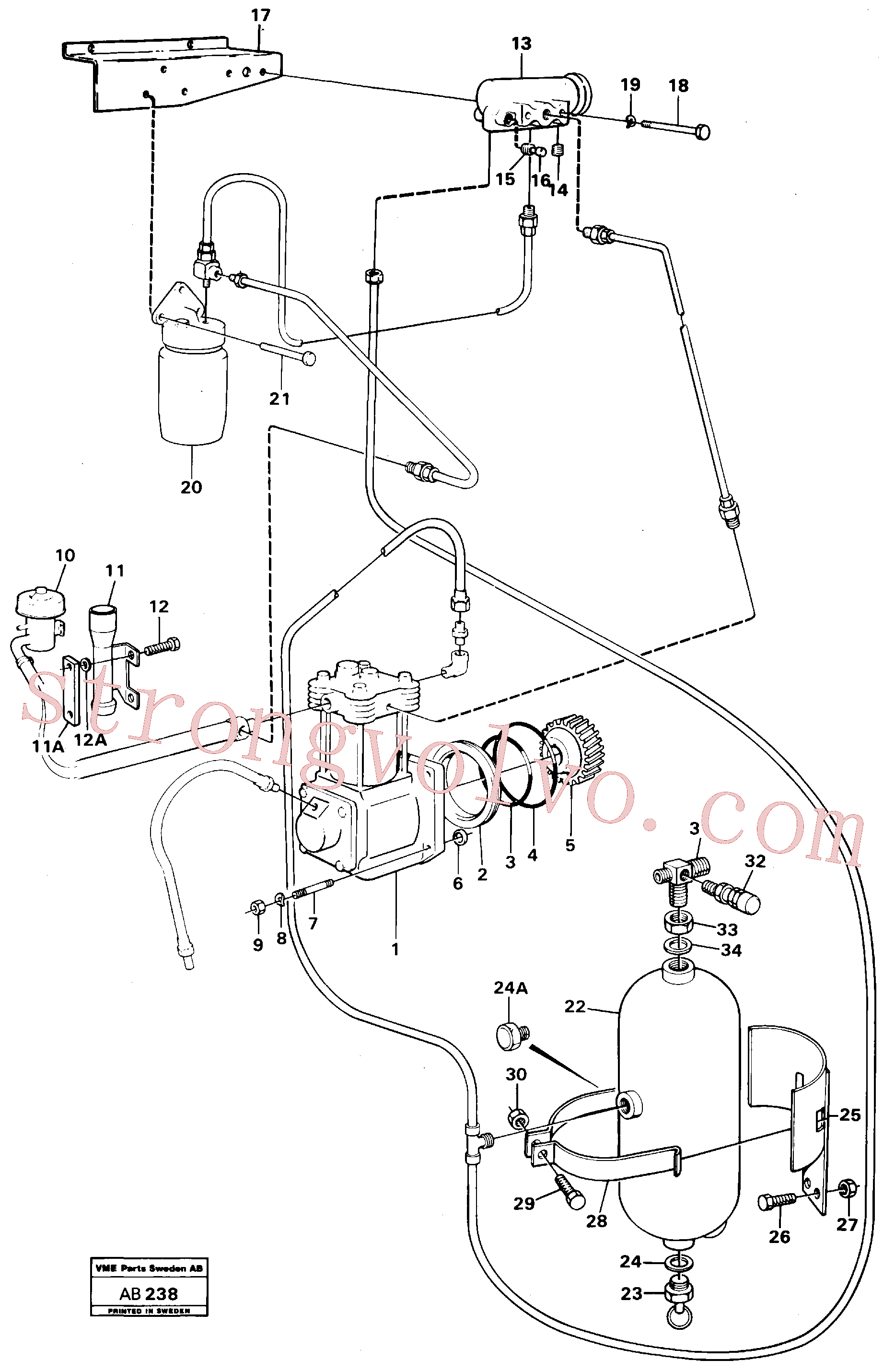 VOE955826 Volvo(AB238 Montagem)