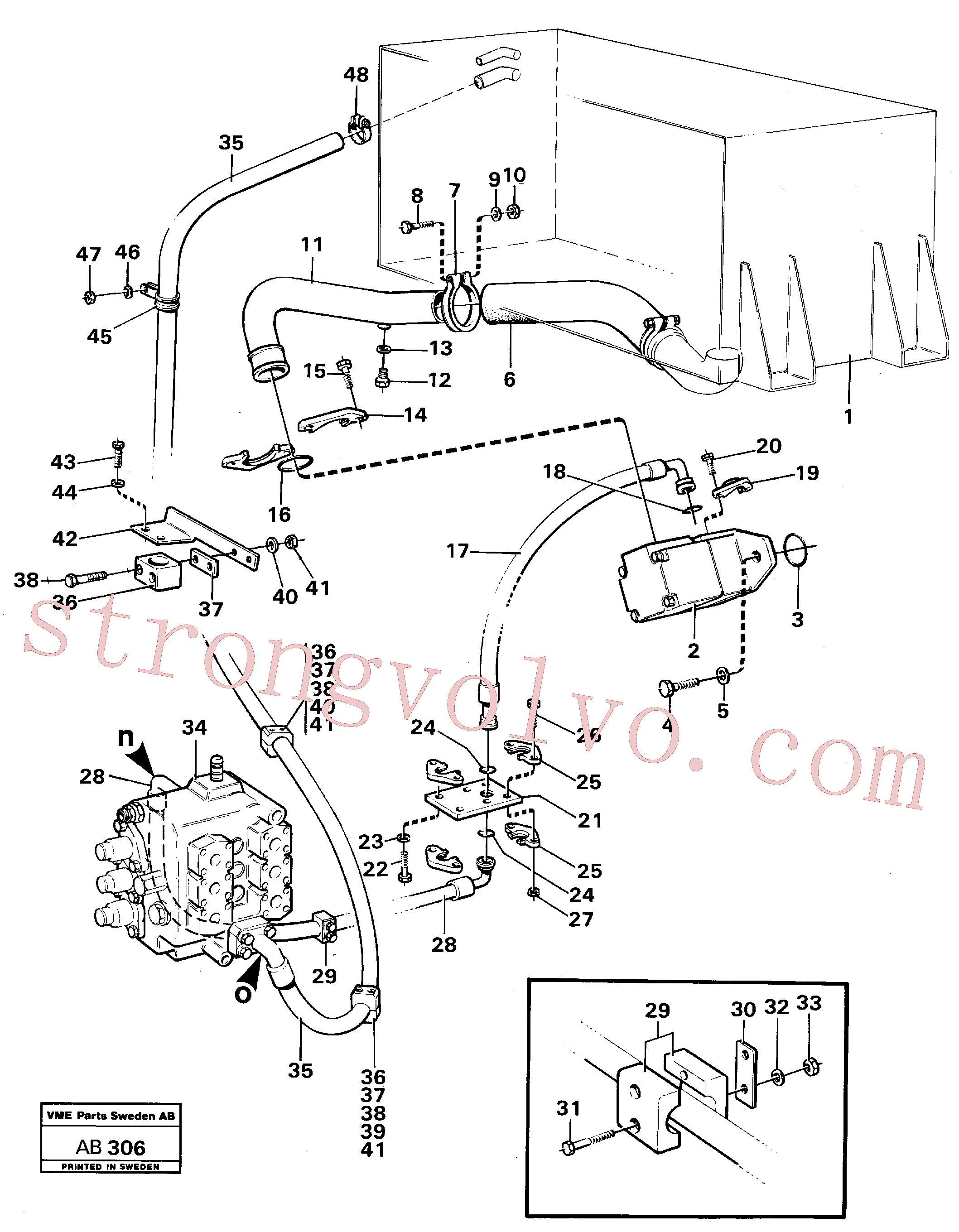 Volvo Acessórios para escavadeira VOE968004 Allen Hd Screw Acessórios