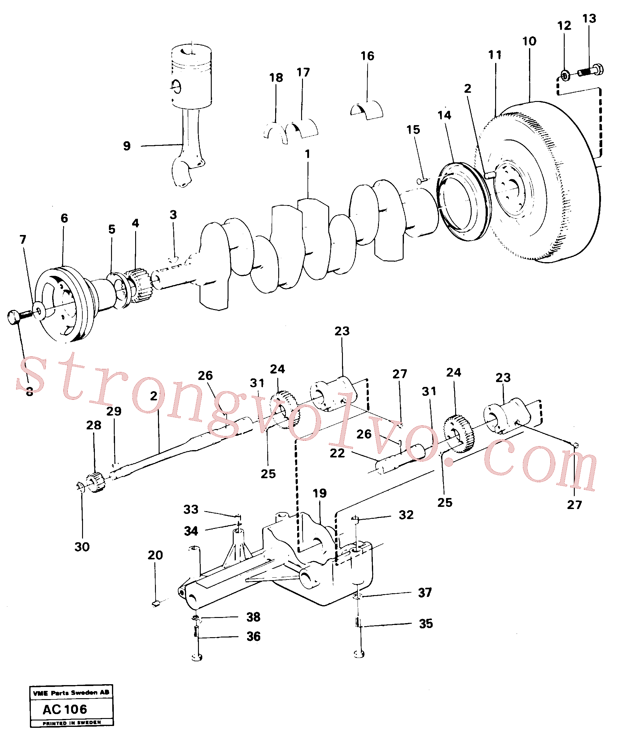 VOE467773 Volvo(AC106 Montagem)