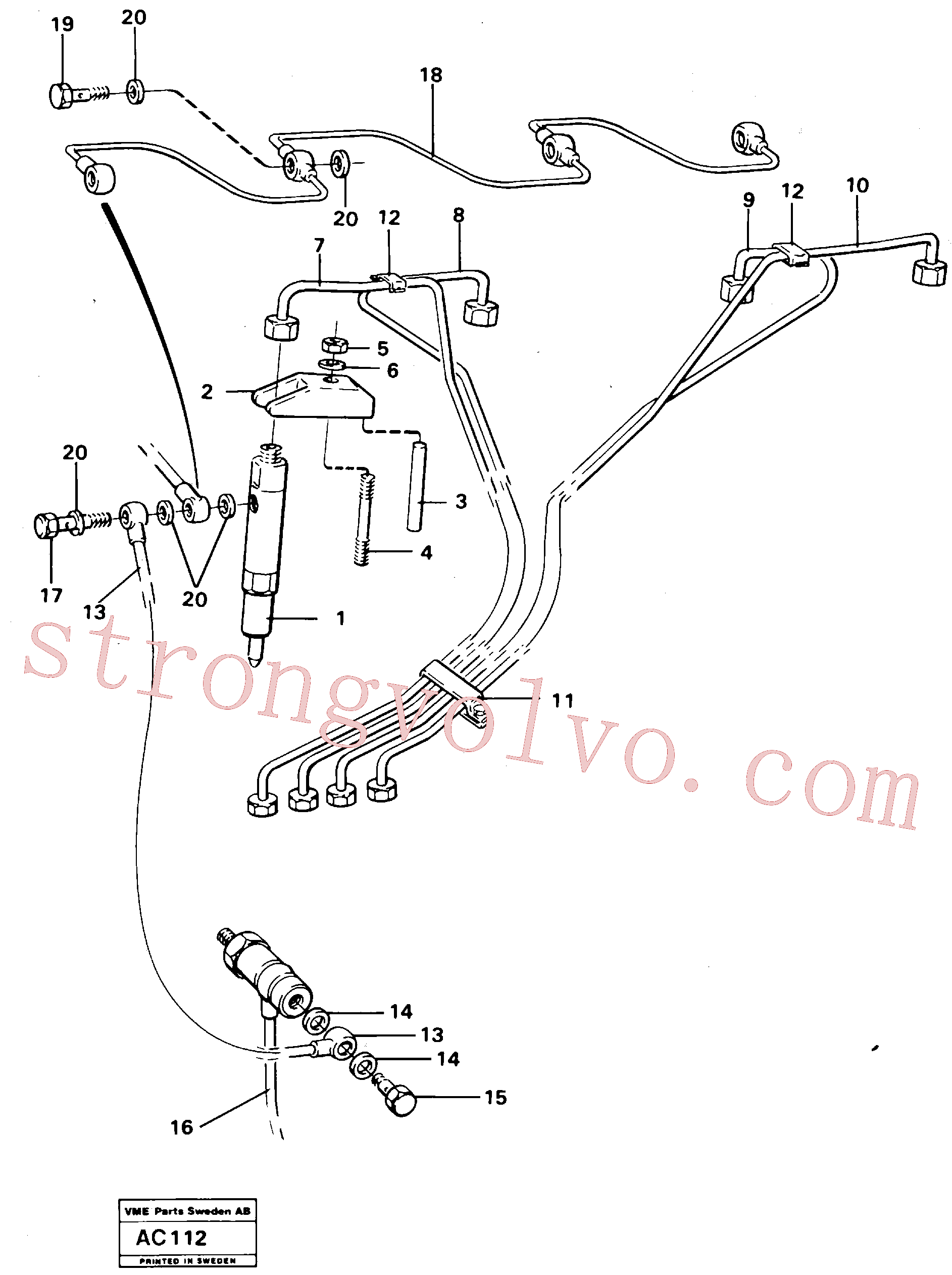 VOE7074034 Volvo(AC112 Montagem)