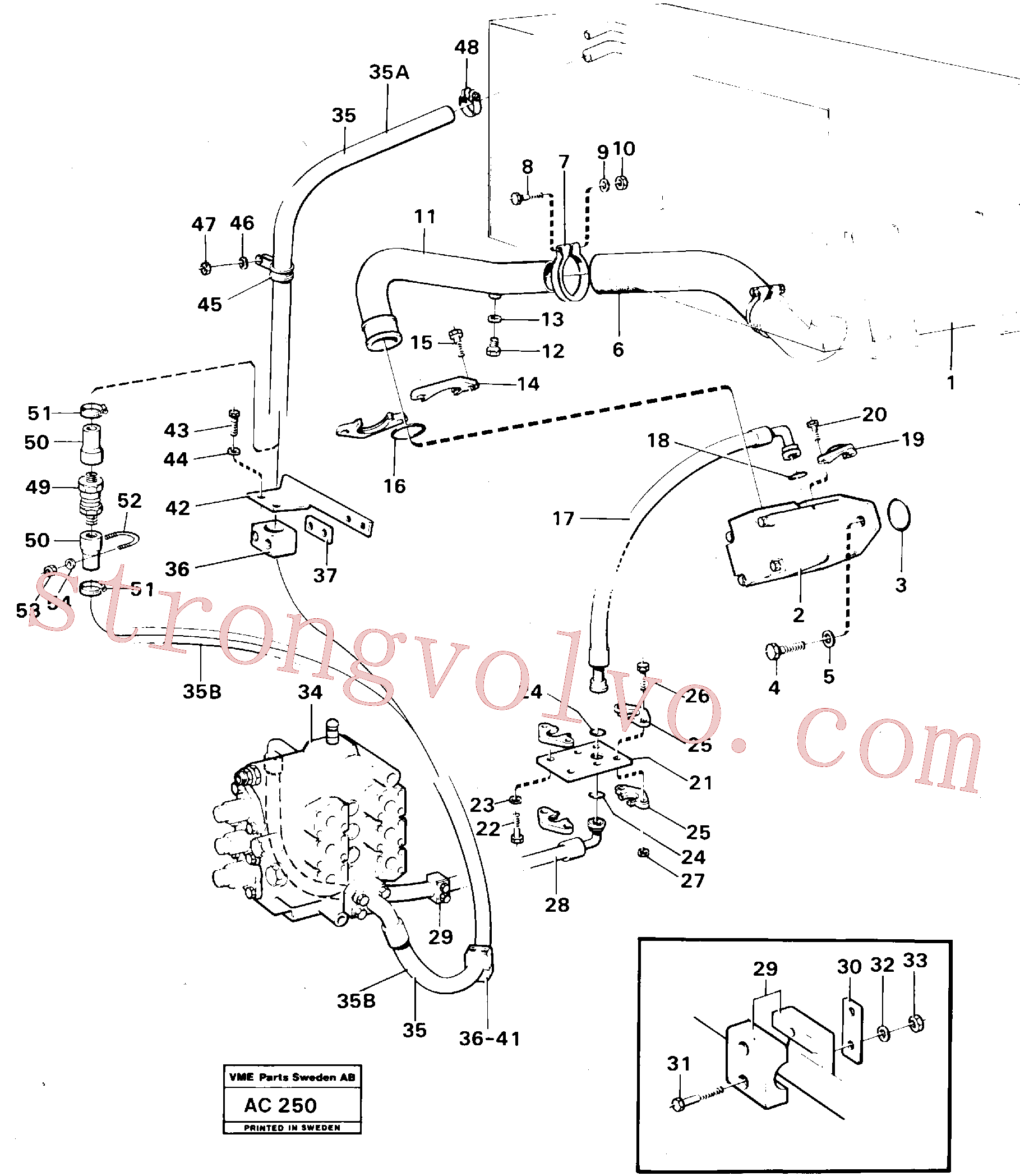 VOE968004 Volvo(AC250 Montagem)