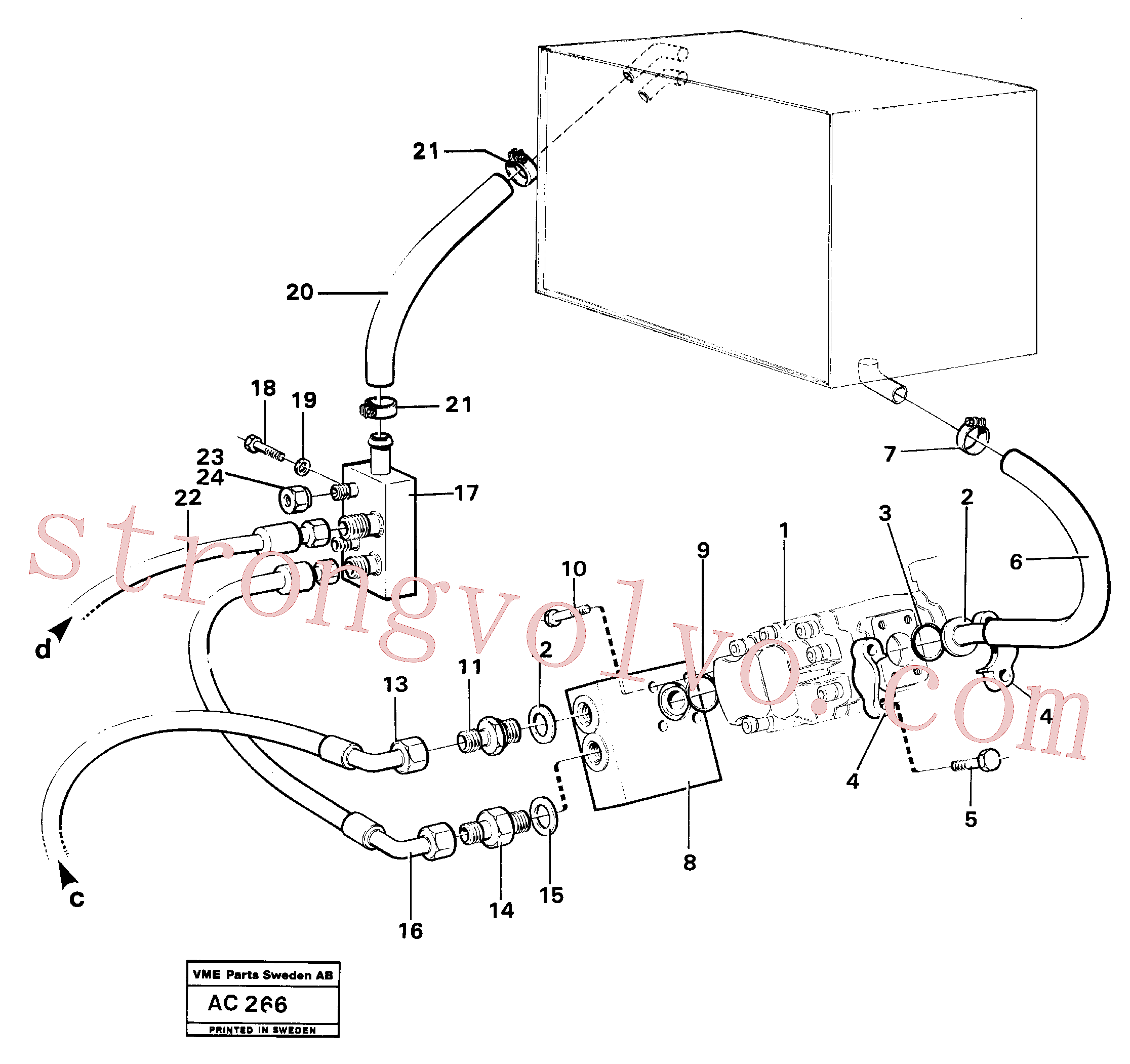 VOE956984 Volvo(AC266 Montagem)
