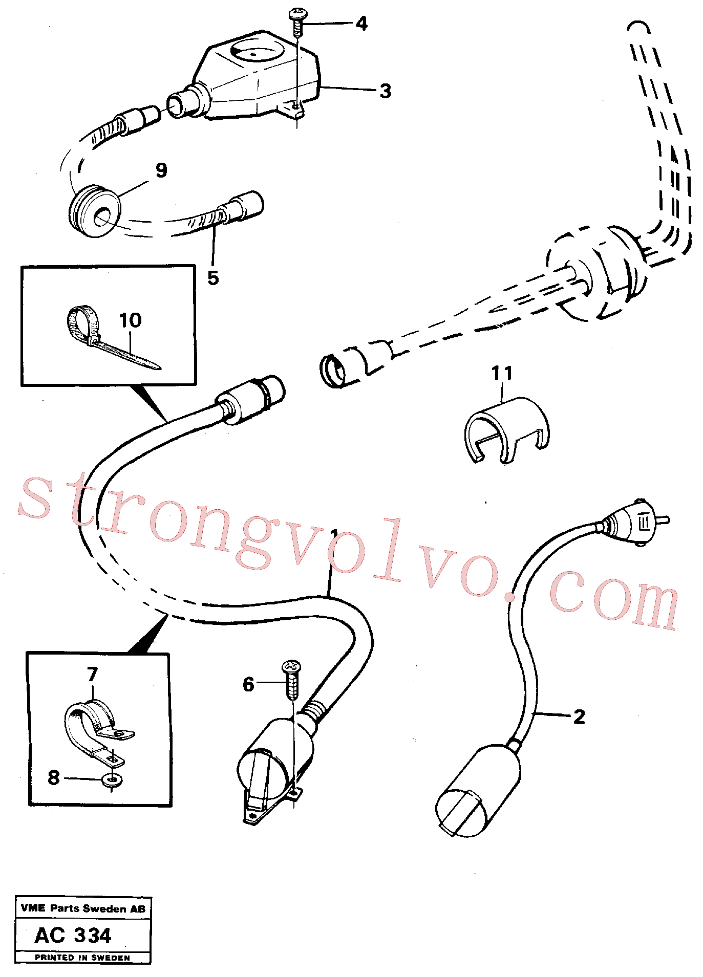 VOE14213798 Volvo Aquecedor do motor(AC334 Montagem)