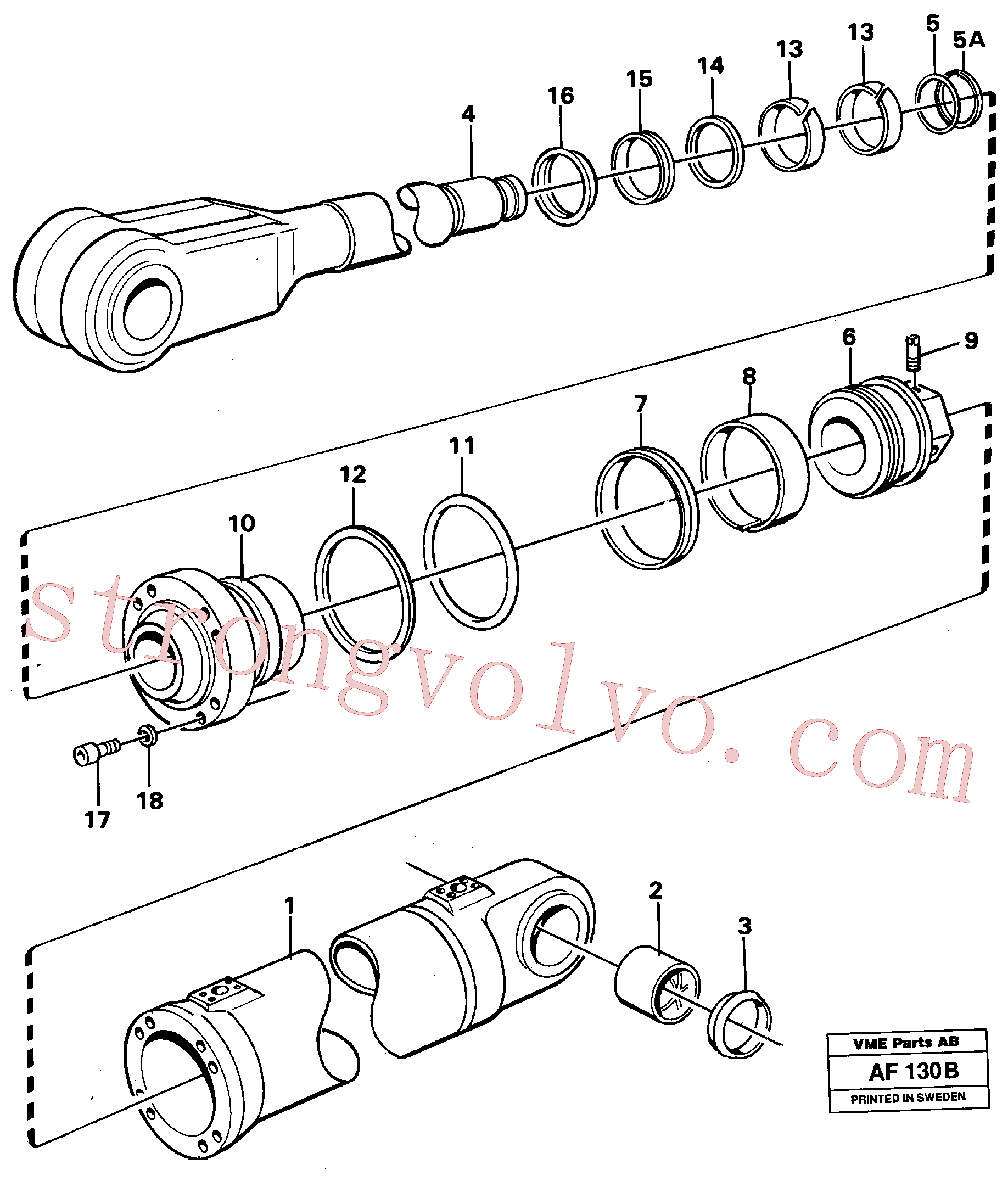 Volvo Montagem VOE4787039 Anel de apoio Acessórios