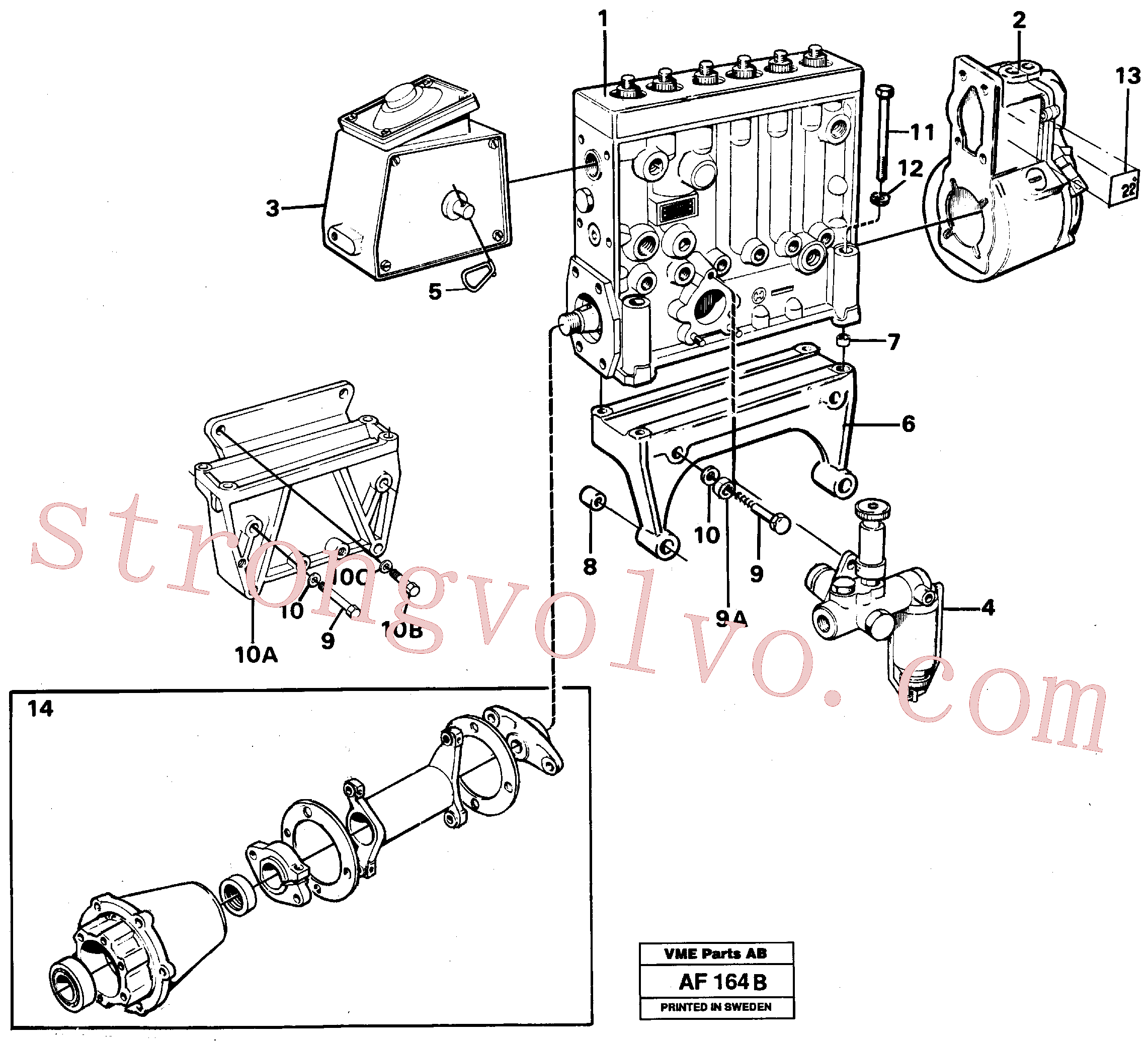 VOE479696 Parafuso Volvo escavadeira