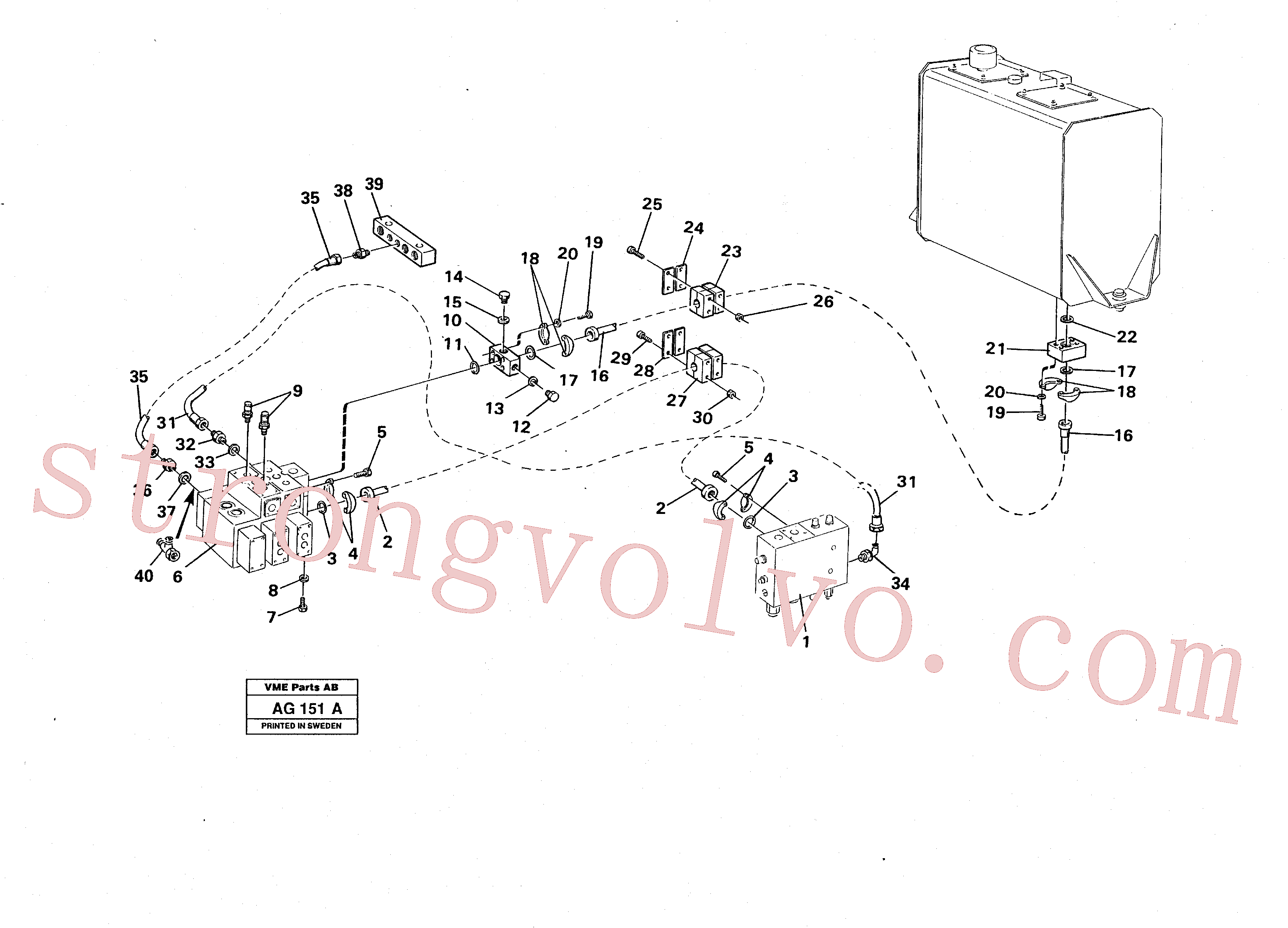 VOE60112542 Volvo(AG151A Montagem)