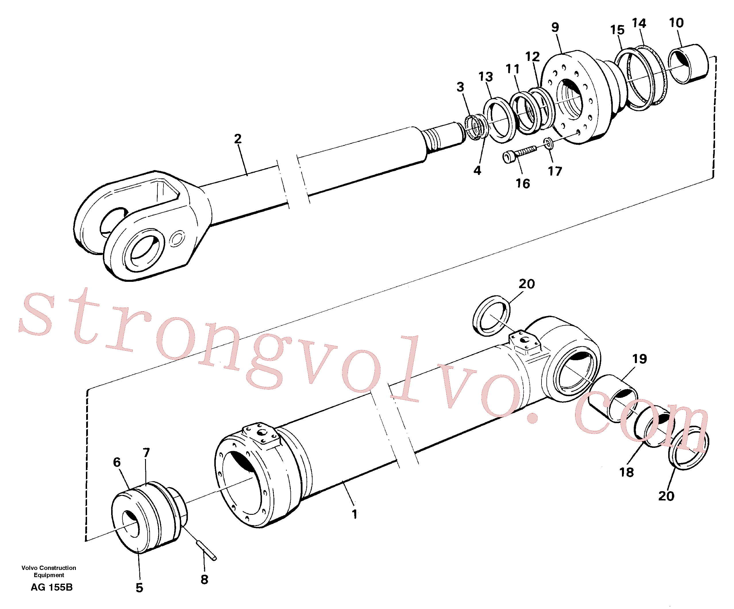 VOE11088180 Volvo(AG155B Montagem)