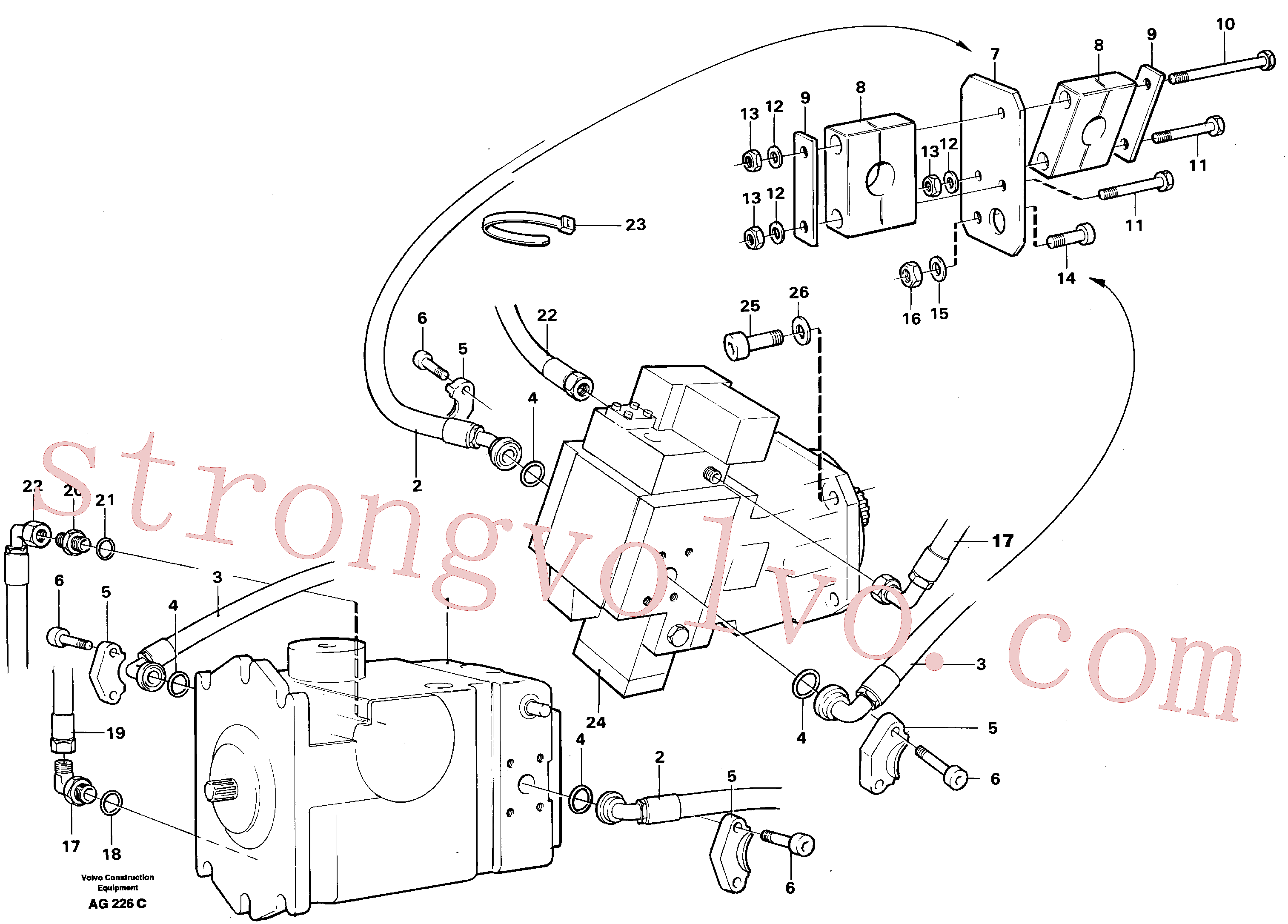 Atacado VOE959276 Allen Hd Screw Volvo escavadeira