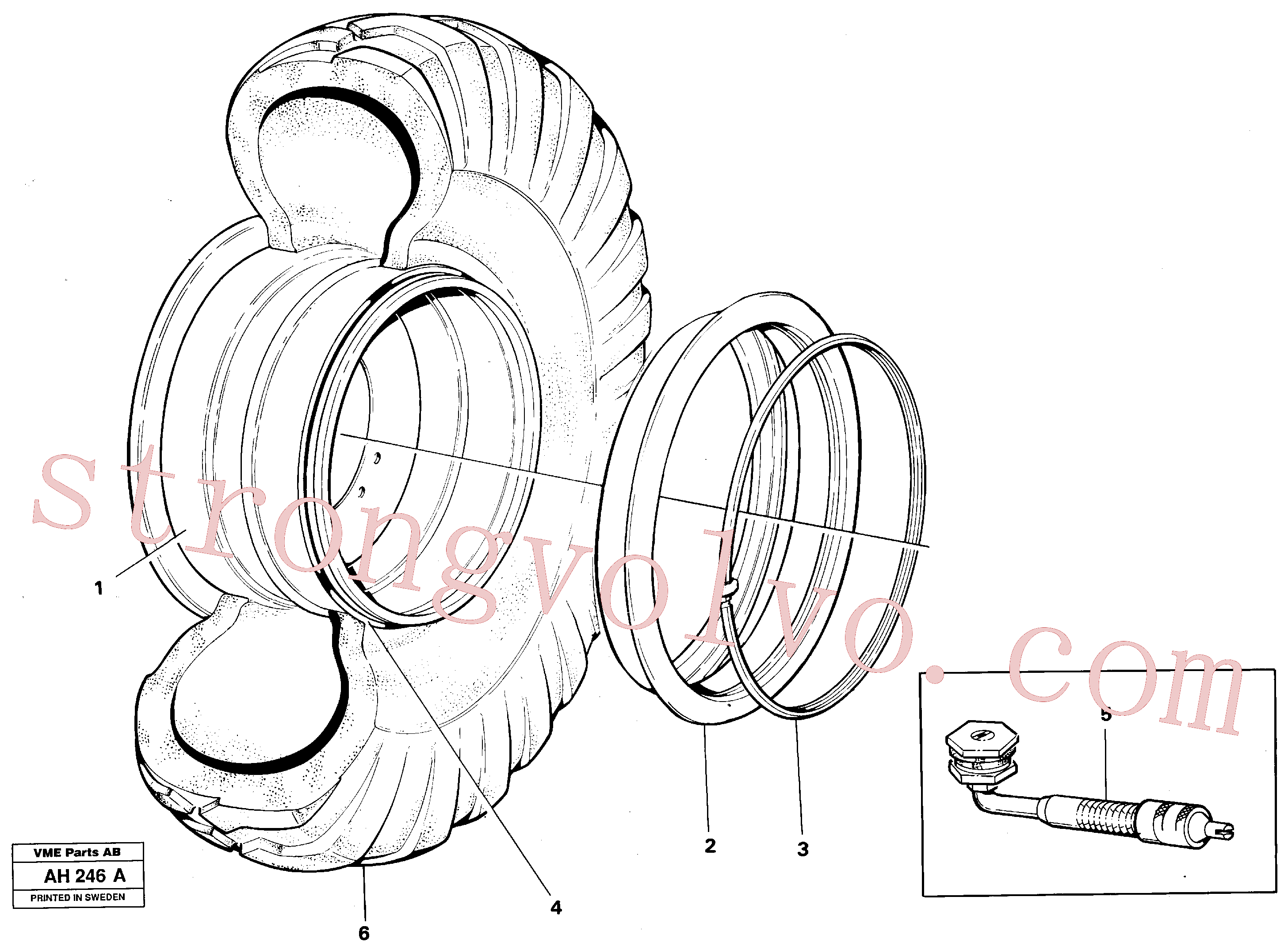 VOE4781750 Volvo Roda(AH246A Montagem)