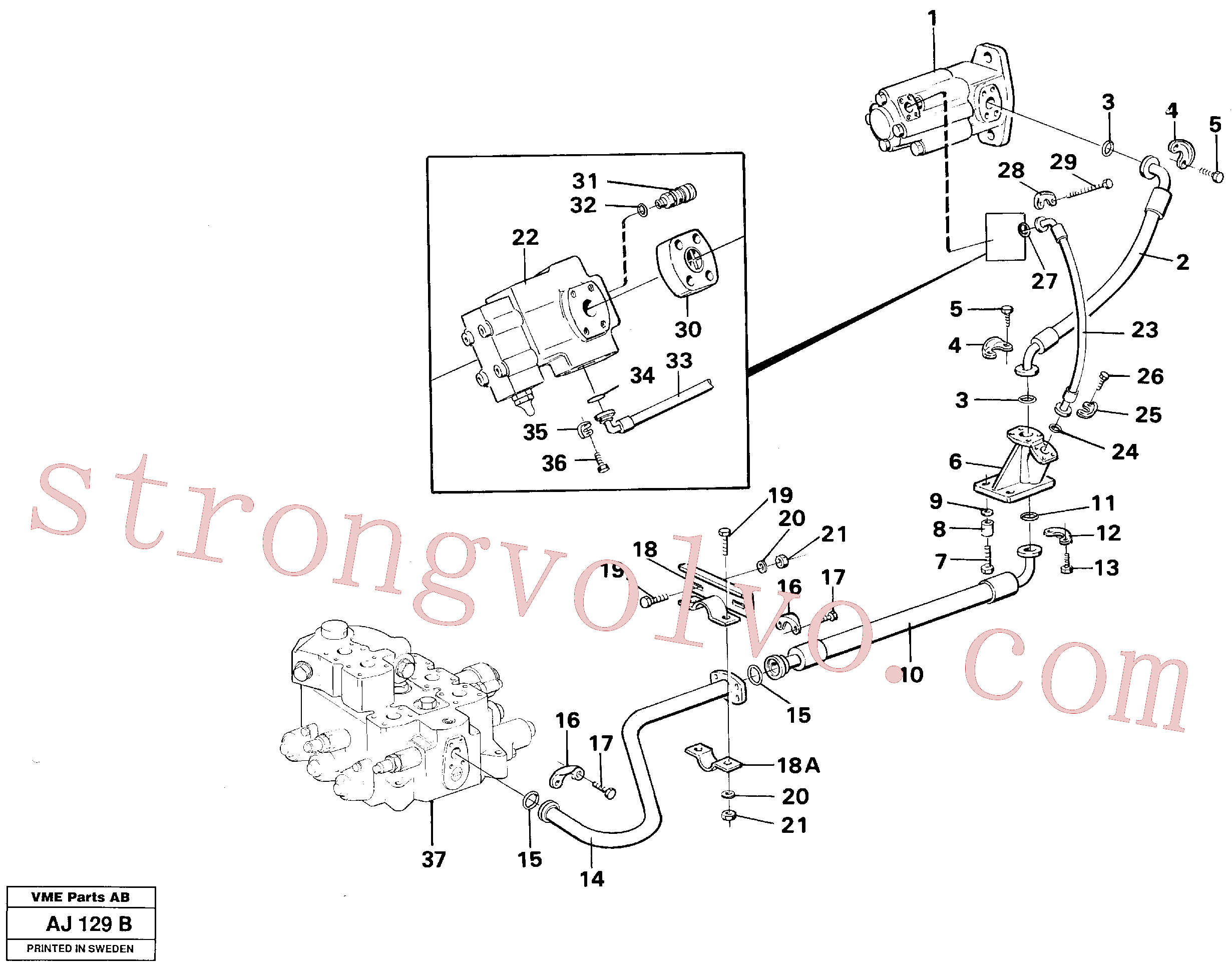 VOE959299 Volvo(AJ129B Montagem)
