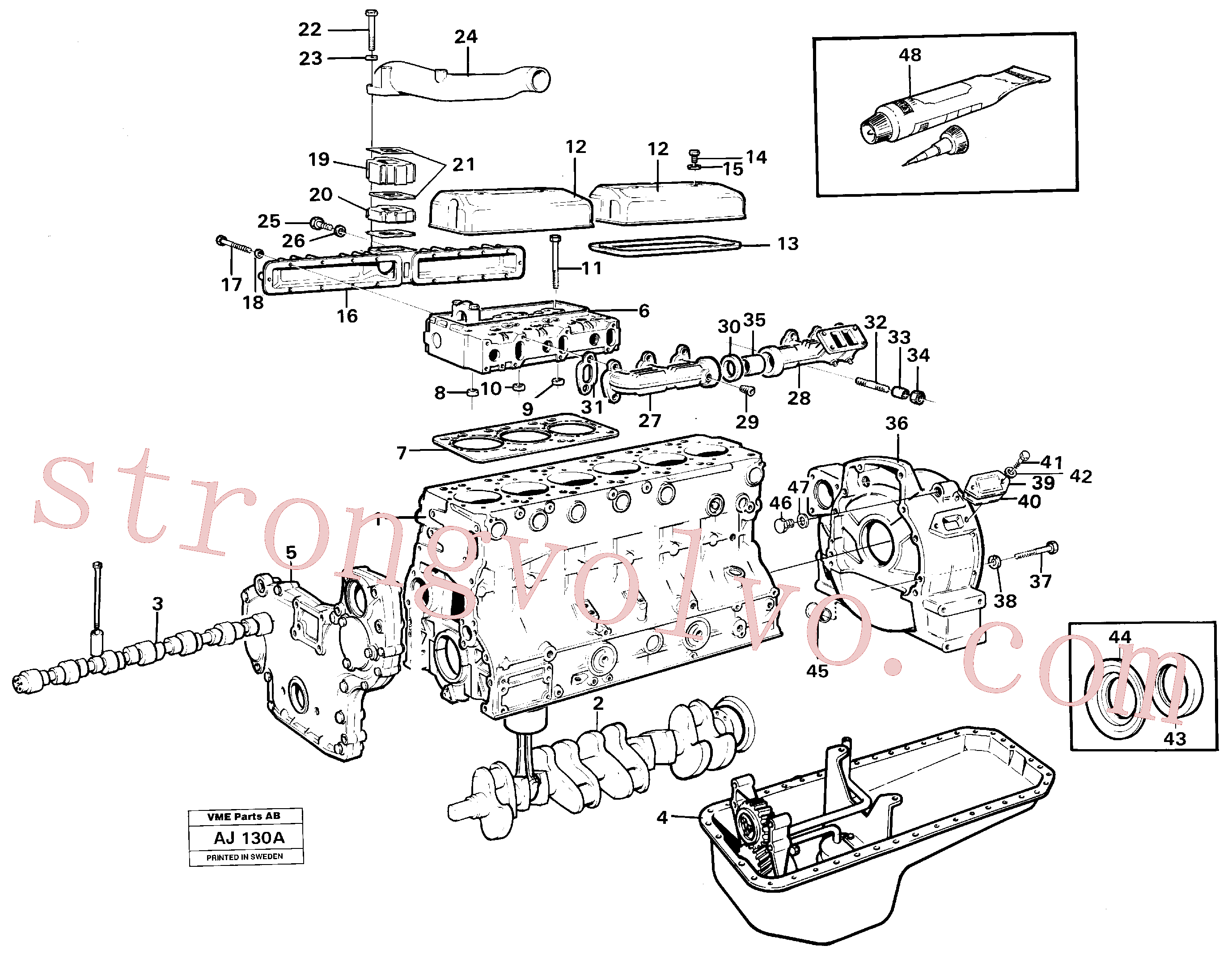 VOE13971002 Volvo(AJ130A Montagem)