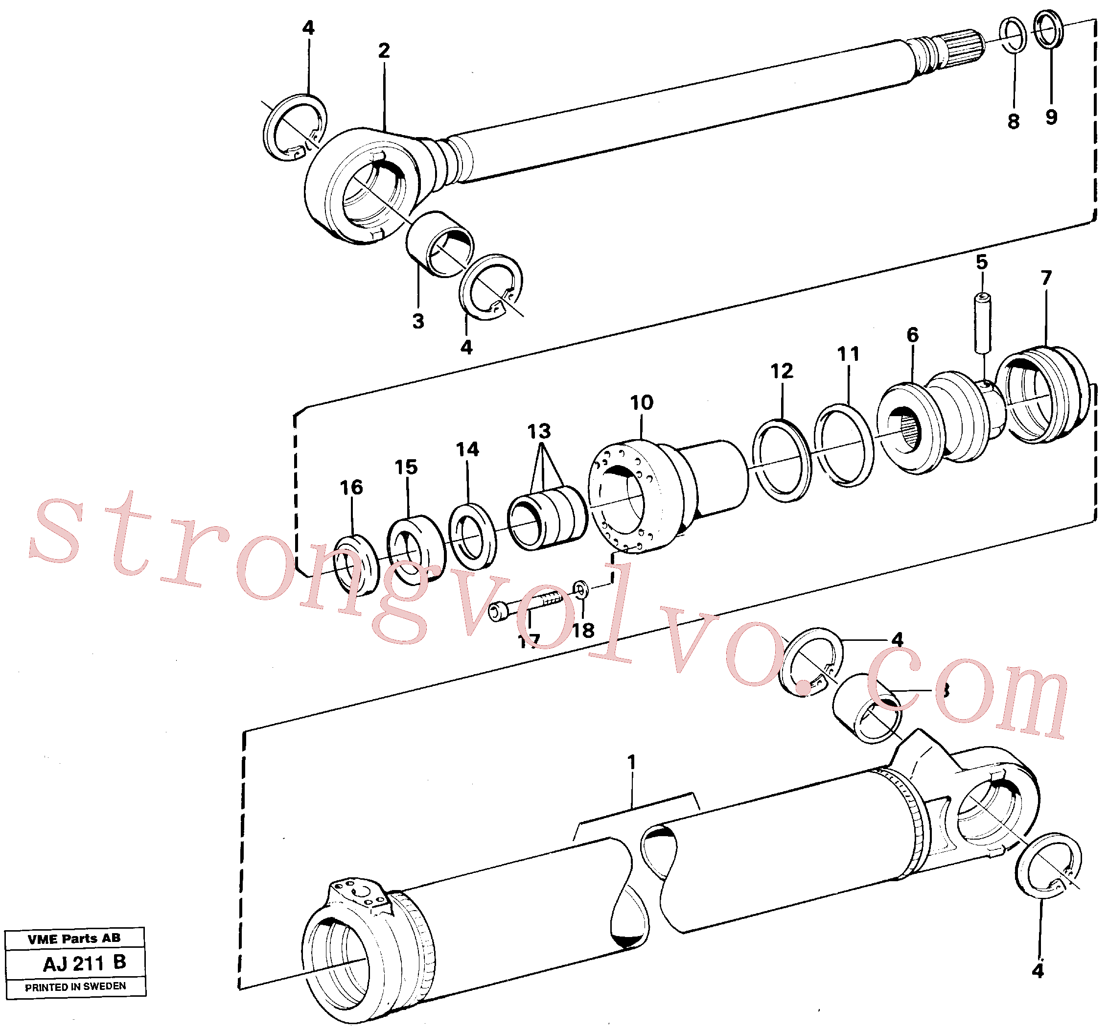 VOE11088055 Volvo(AJ211B Montagem)