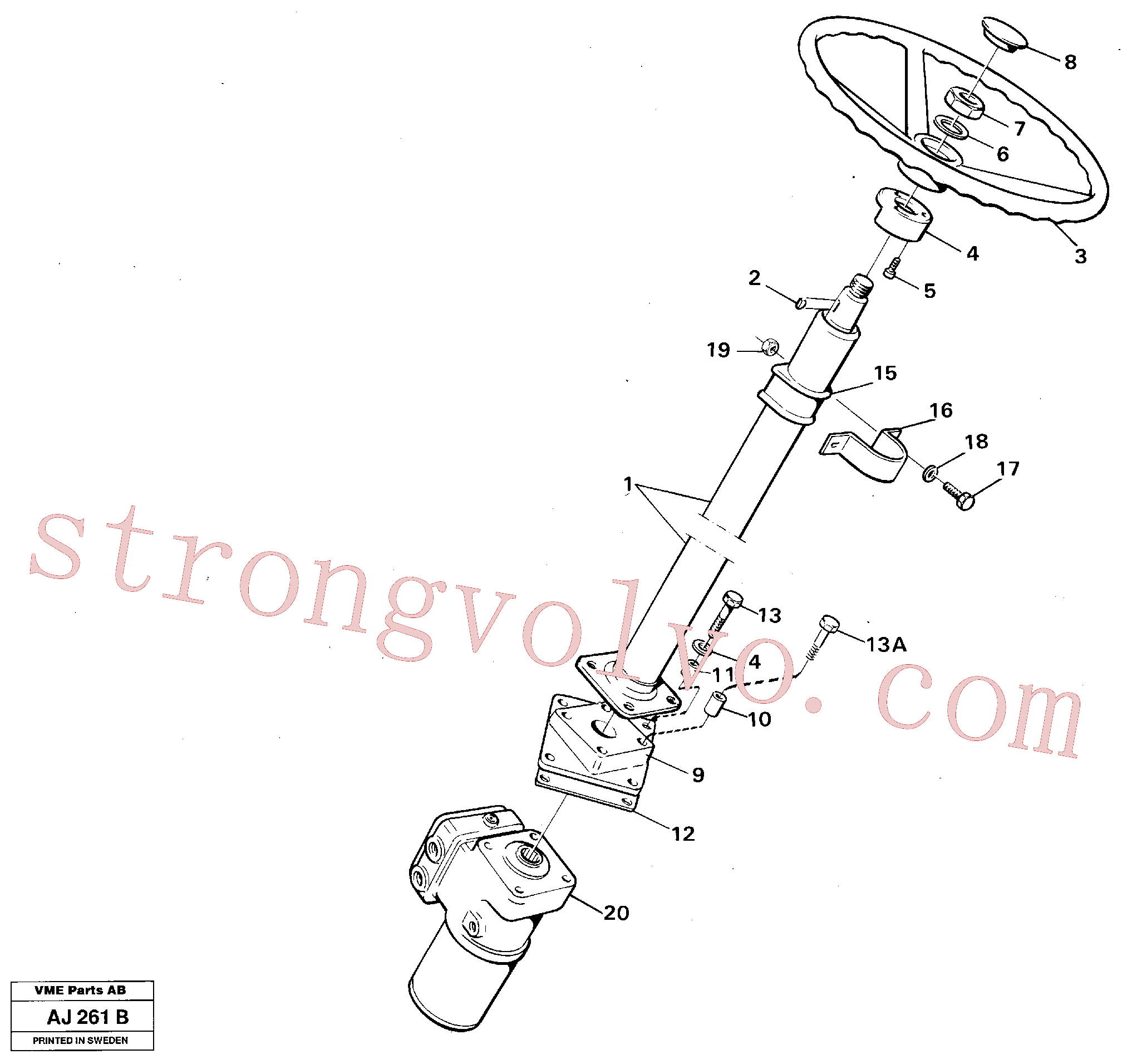 SA8220-03250 Volvo(AJ261B Montagem)