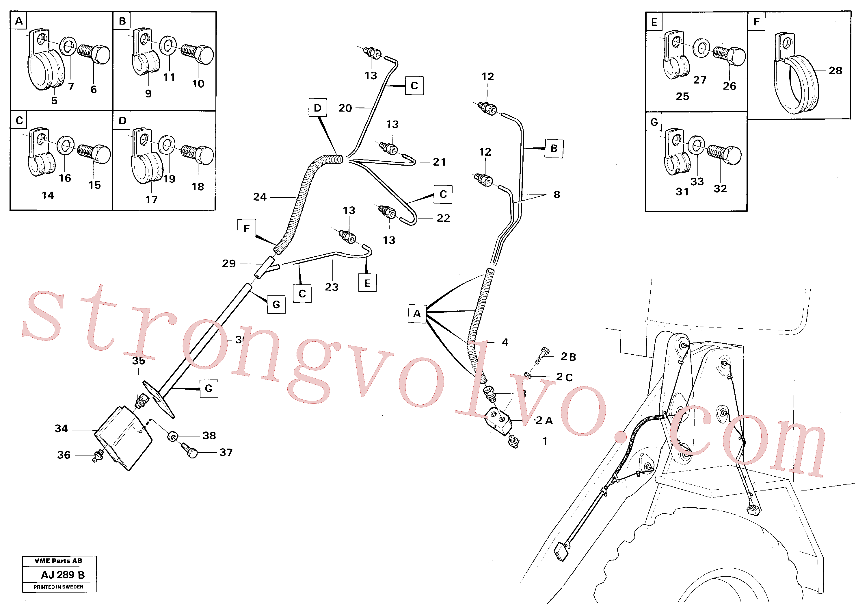 VOE952632 Volvo(AJ289B Montagem)