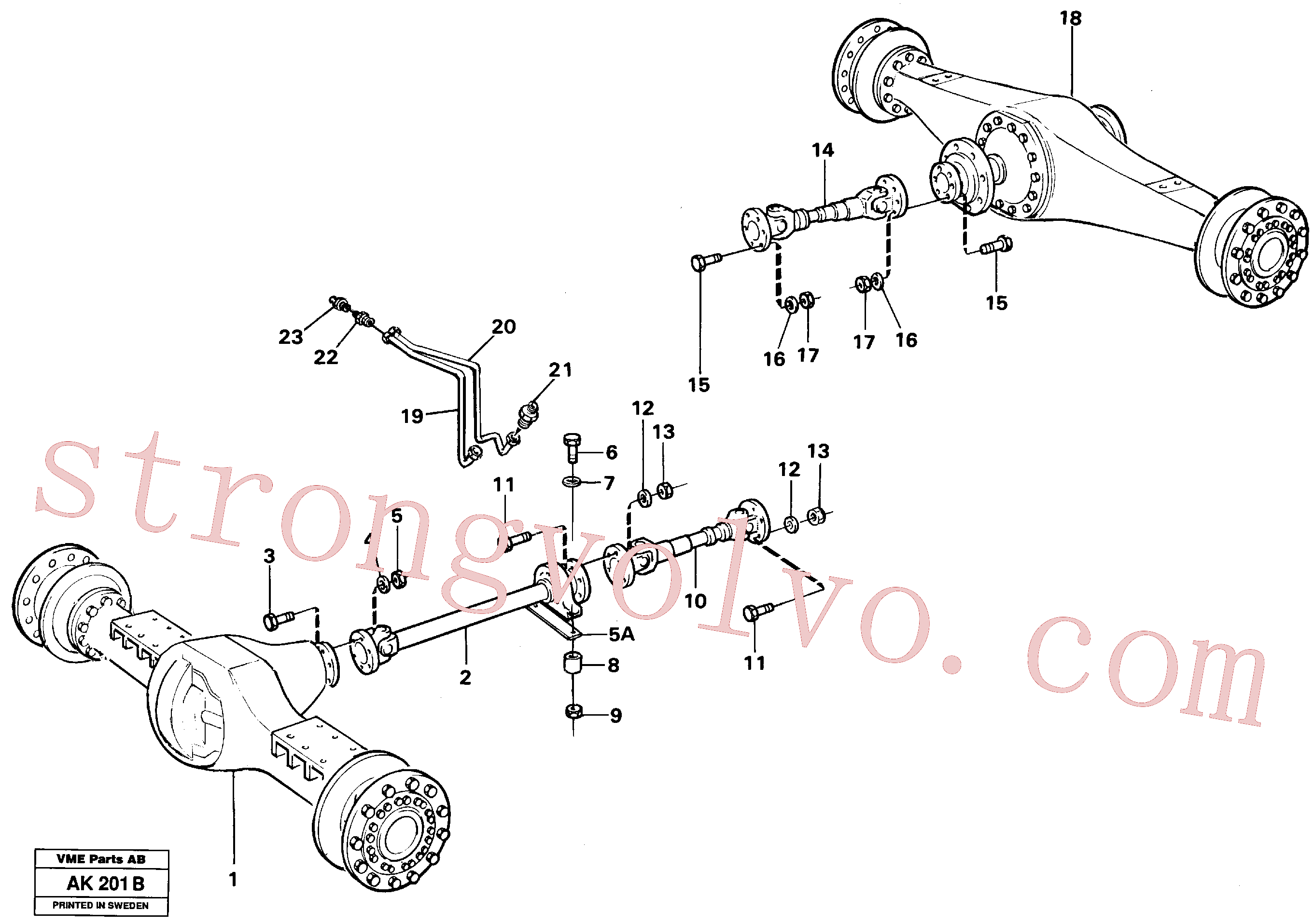 VOE11093241 Volvo Veios propulsores com acessórios(AK201B Montagem)