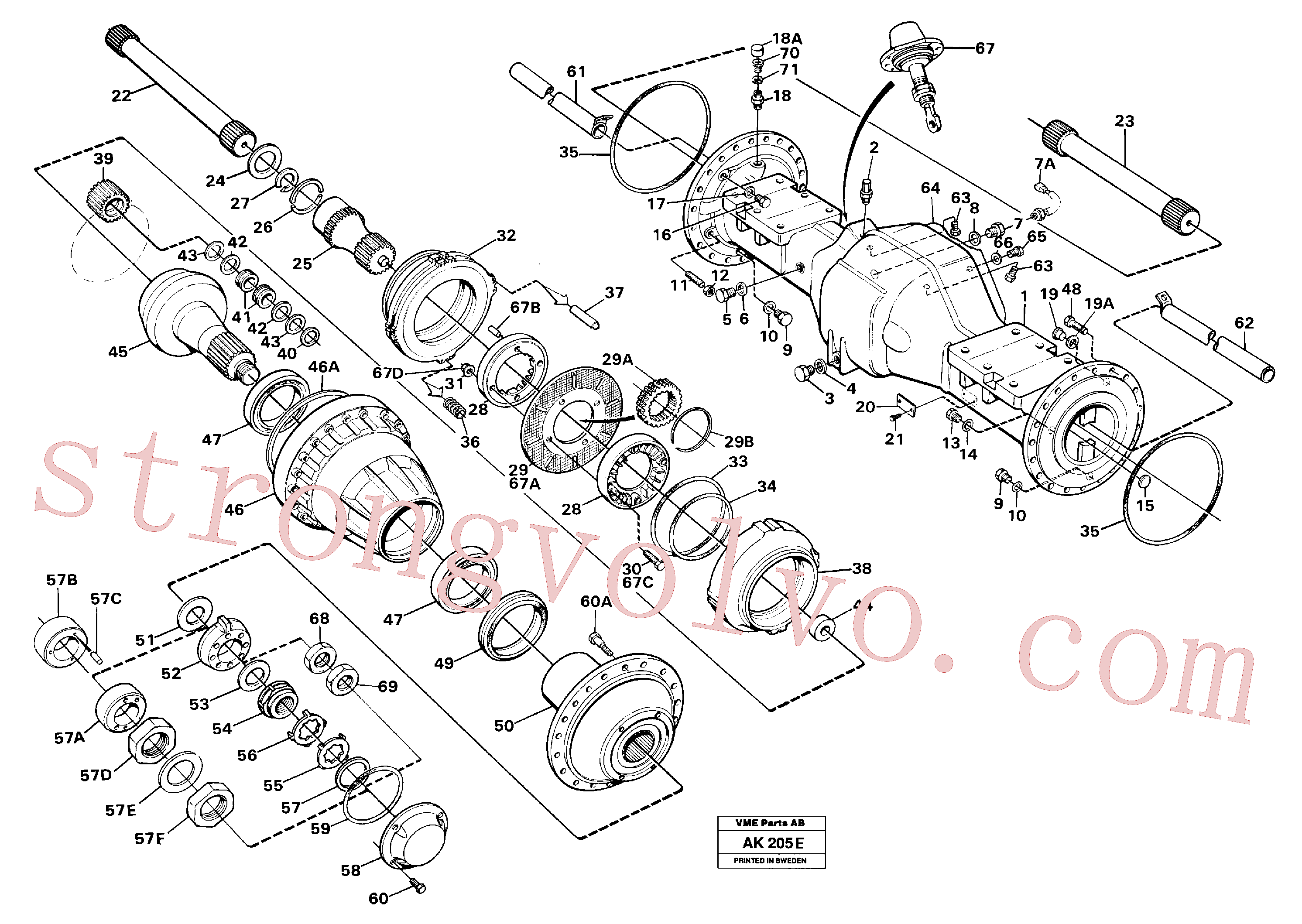 VOE11034995 Impulsor Volvo escavadeira