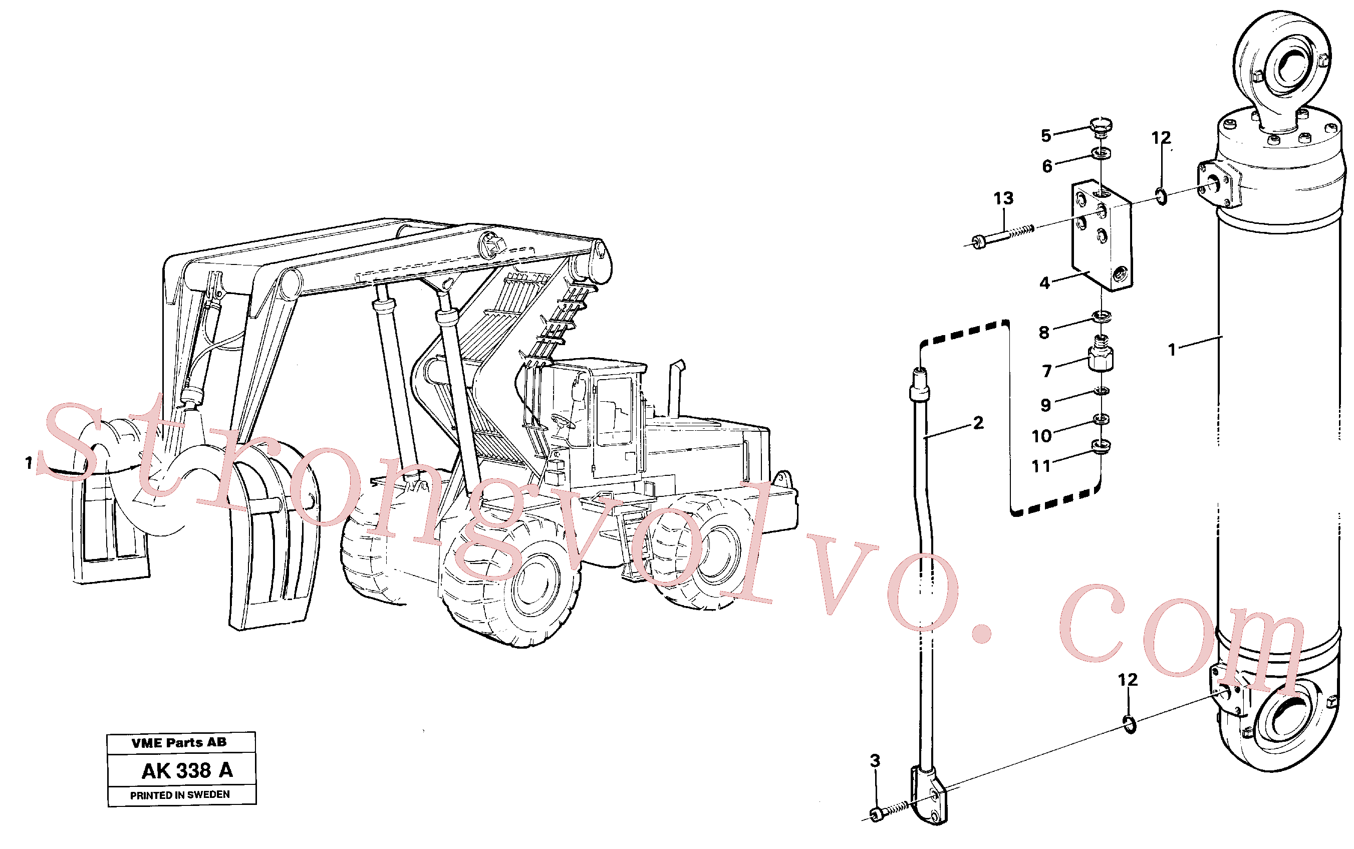VOE947167 Volvo(AK338A Montagem)