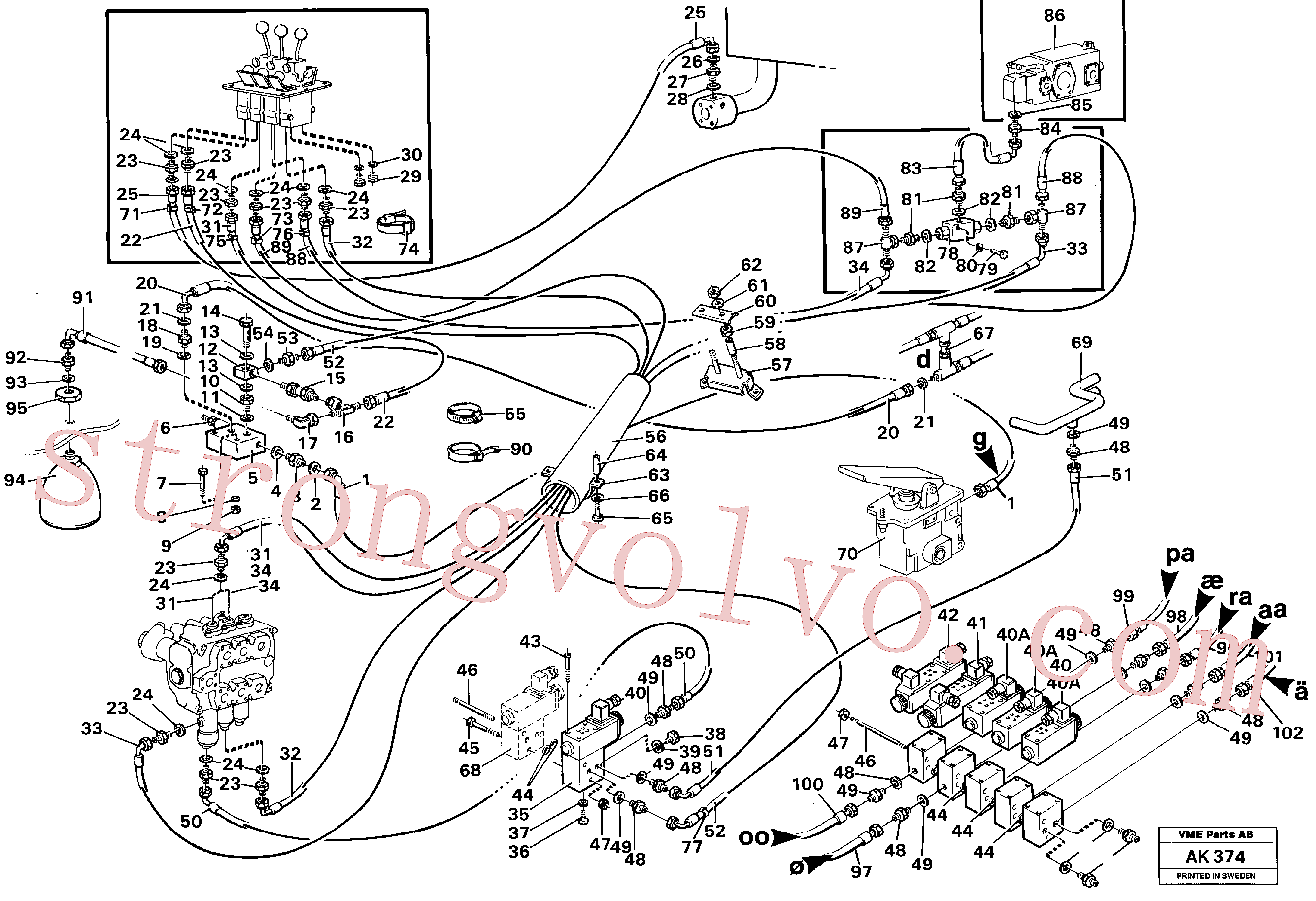 China Made VOE13963948 Niple Volvo Acessórios para escavadeira
